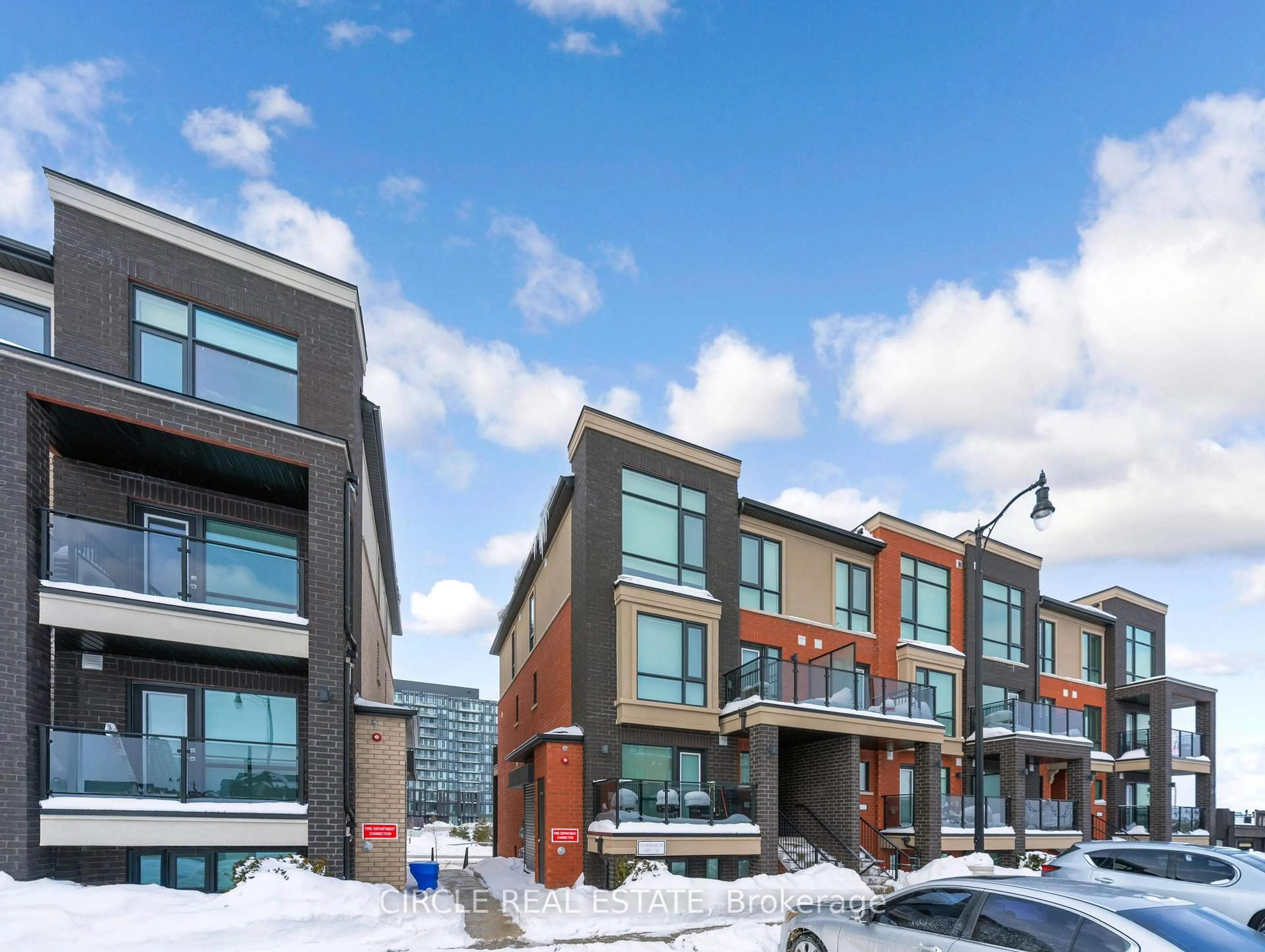 Home with brick exterior material, street for 195 Veterans Dr #3, Brampton Ontario L7A 5L2