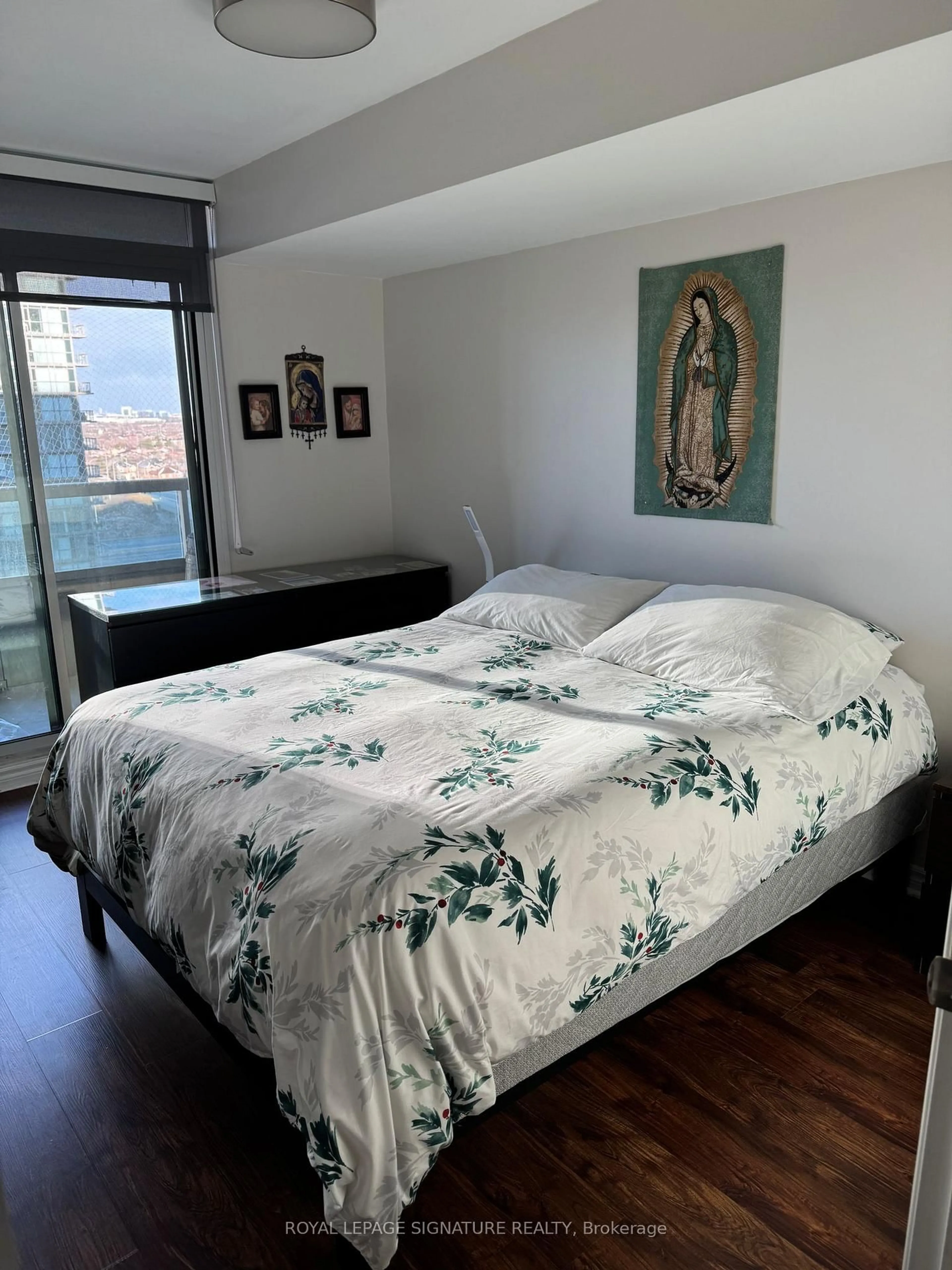 Bedroom with bed, unknown for 335 Rathburn Rd #1717, Mississauga Ontario L5B 0C8