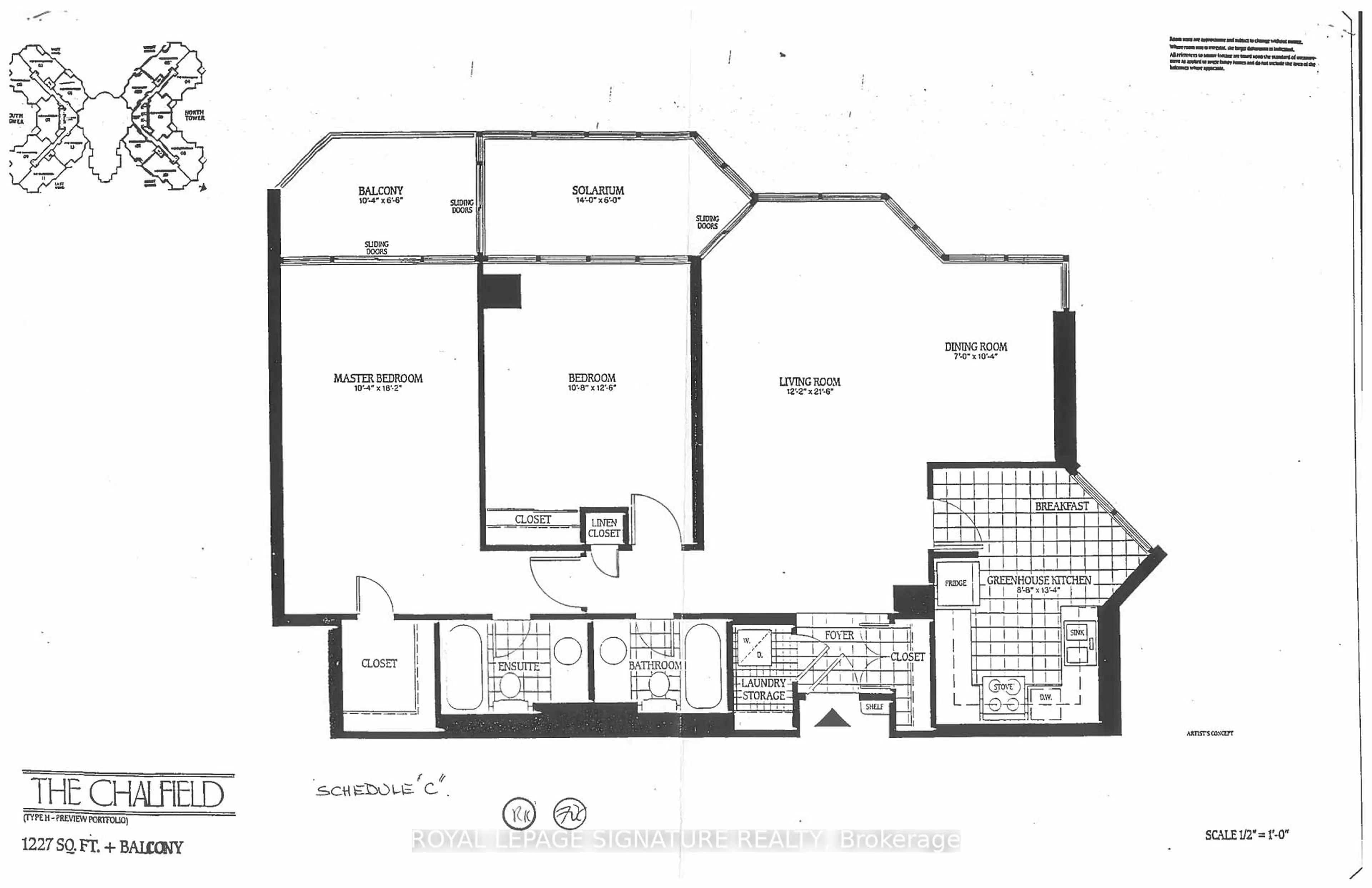 Floor plan for 55 Kingsbridge Garden Circ #1201, Mississauga Ontario L5R 1Y1