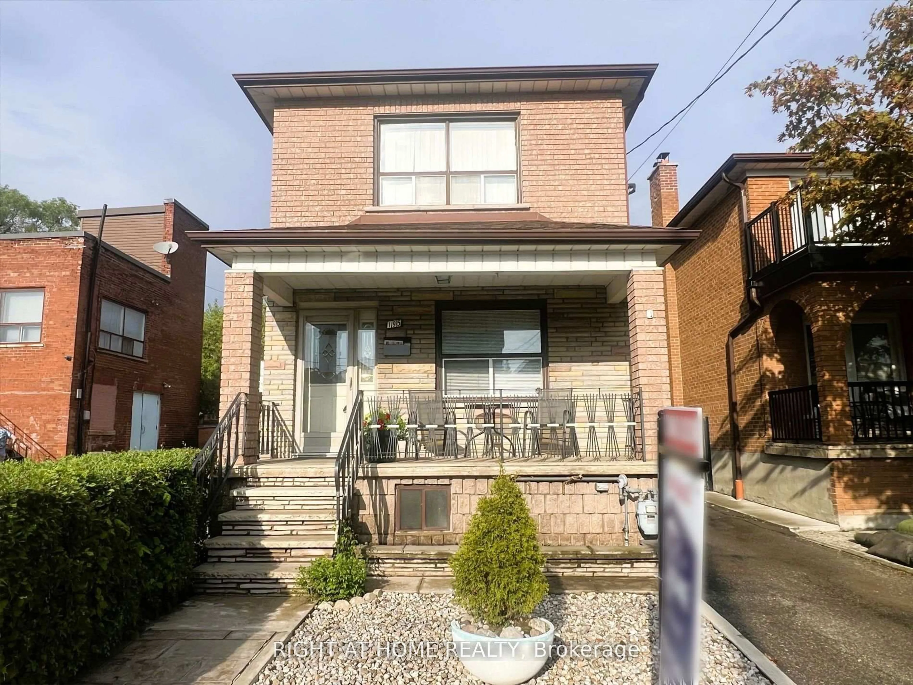 Home with brick exterior material, street for 195 Rosethorn Ave, Toronto Ontario M6N 3L3