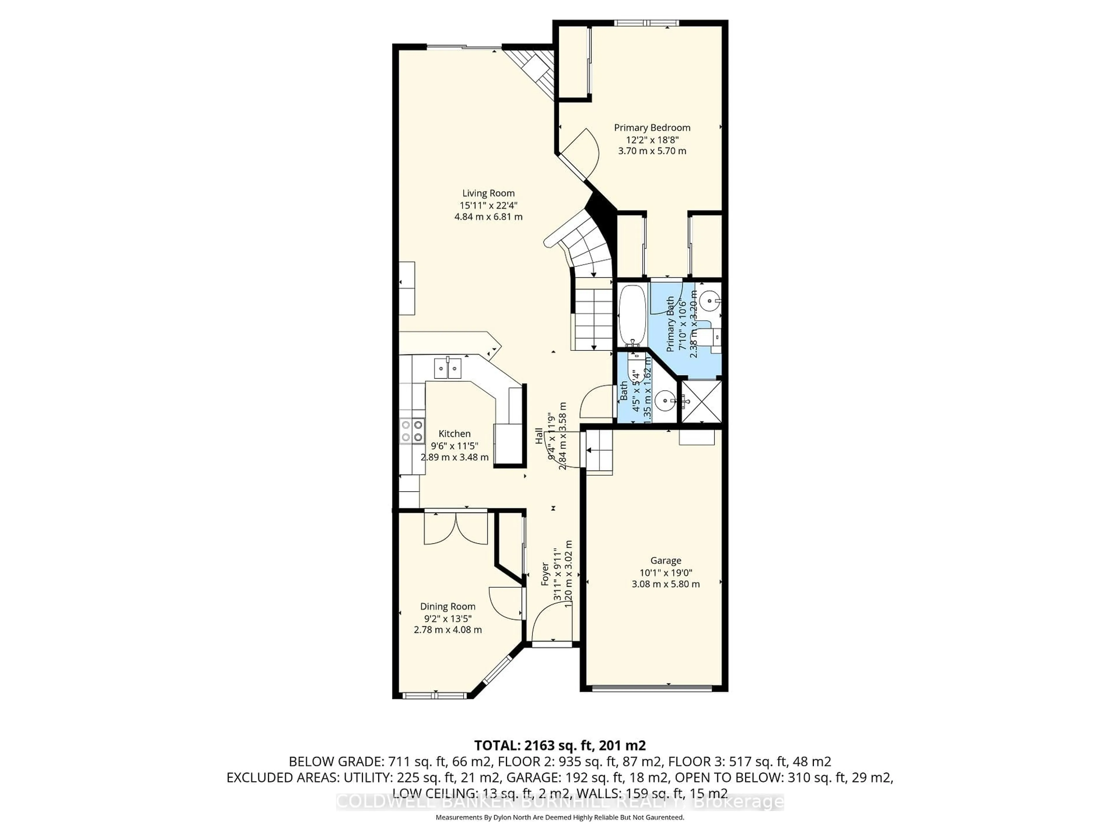 Floor plan for 223 Rebecca St #16, Oakville Ontario L6K 3Y2