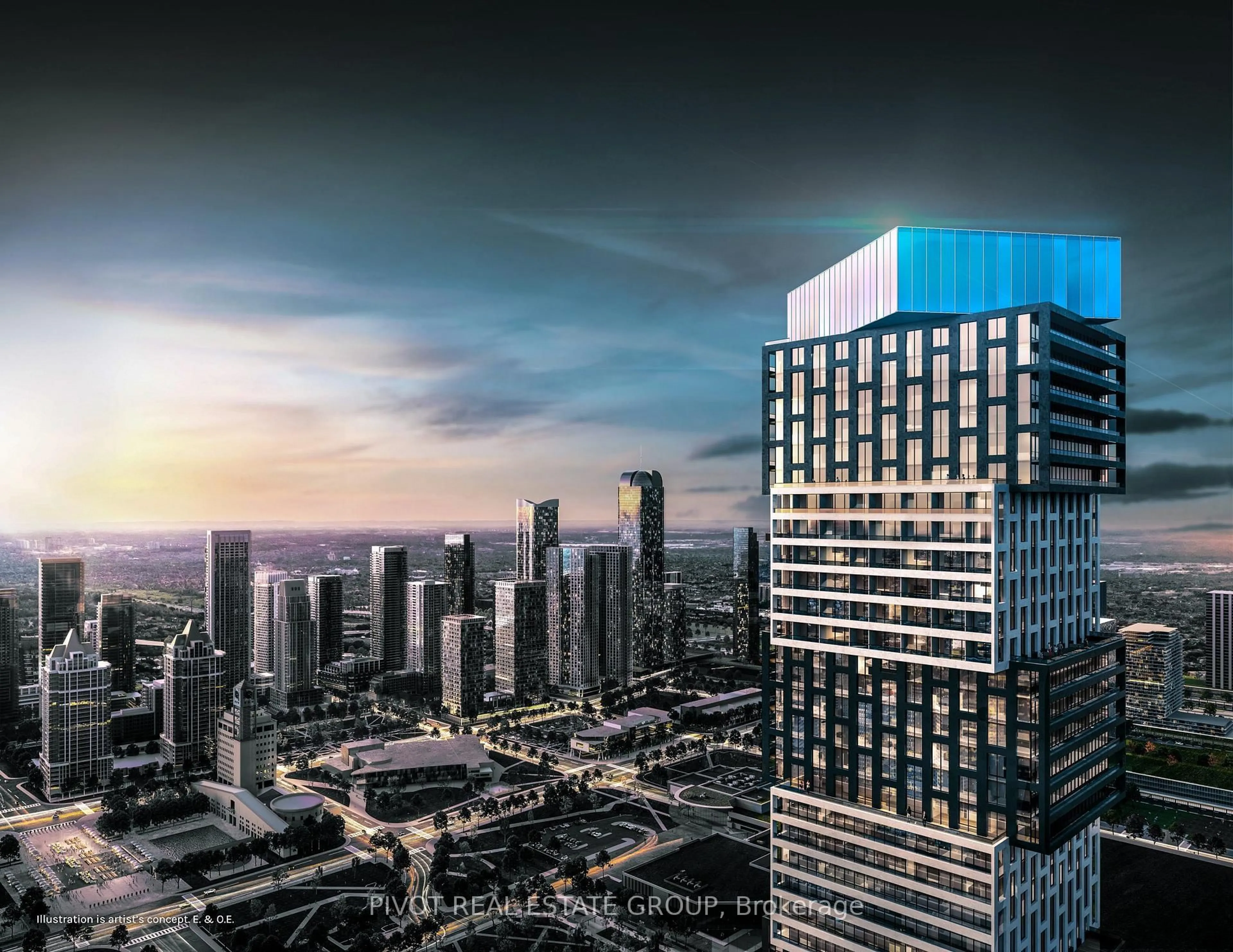 Blurry image for 135 City Centre Dr #UPH01, Mississauga Ontario L5B 1M7