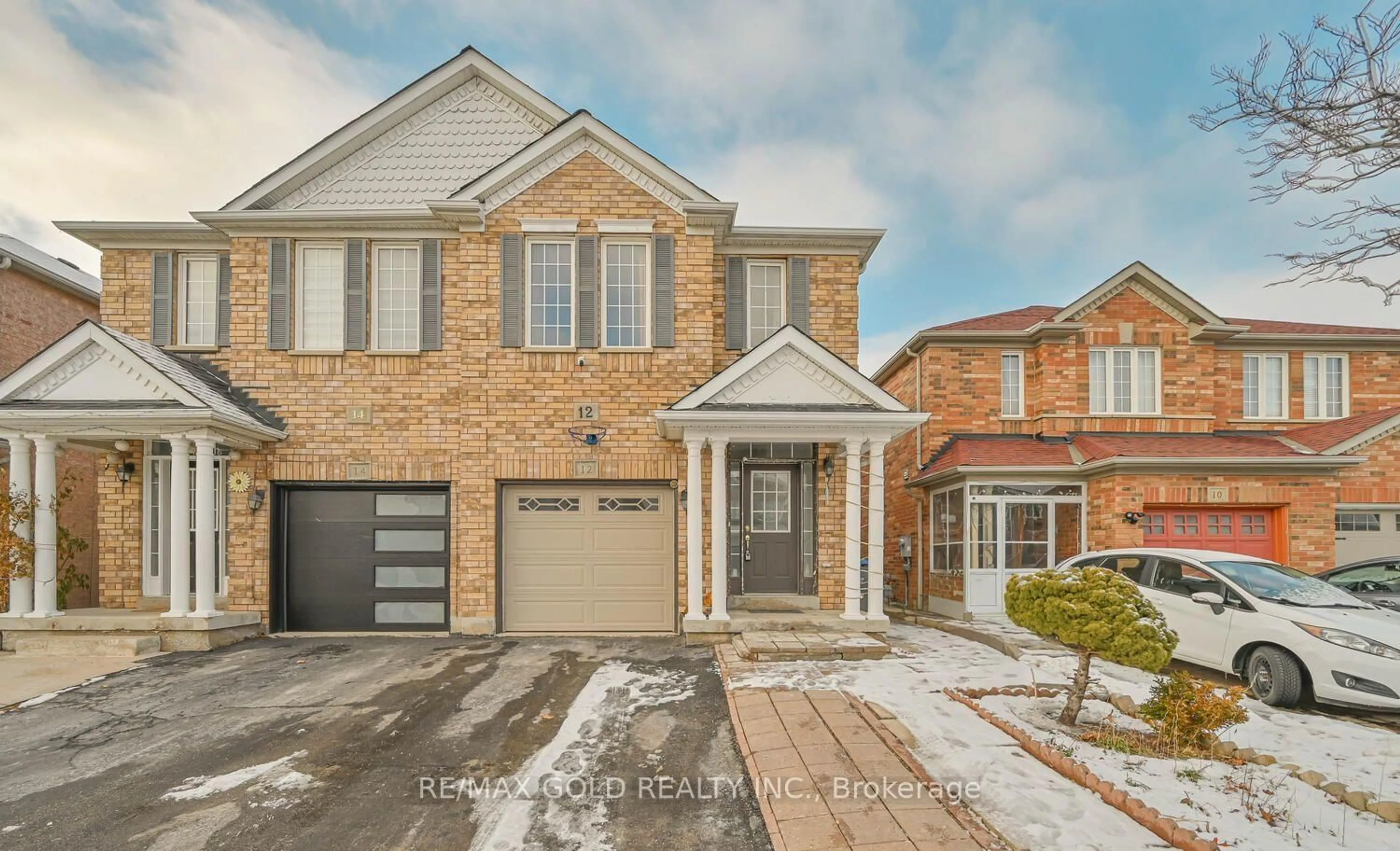 Home with brick exterior material, street for 12 Rockrose Dr, Brampton Ontario L6R 2Z6