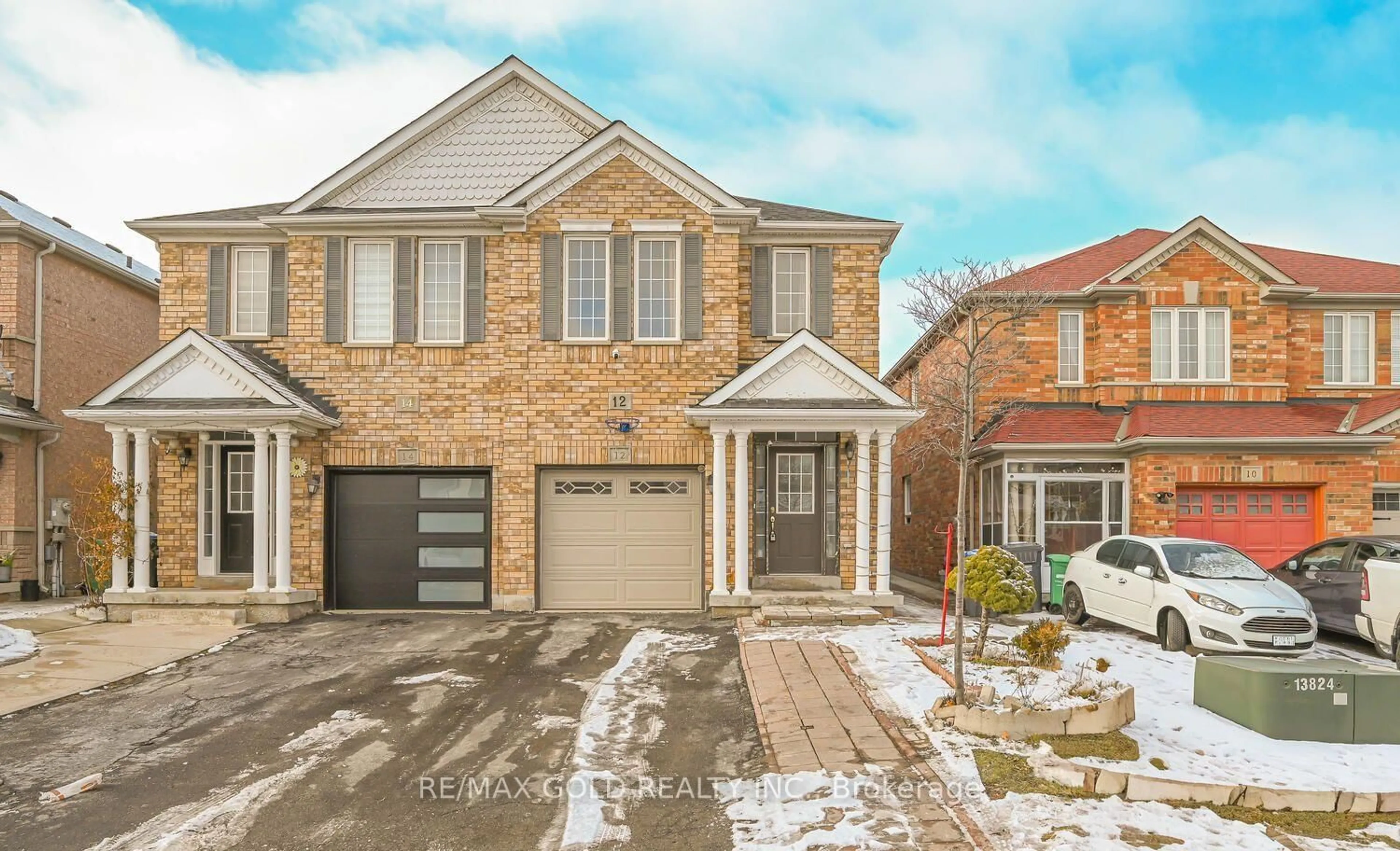 Home with brick exterior material, street for 12 Rockrose Dr, Brampton Ontario L6R 2Z6