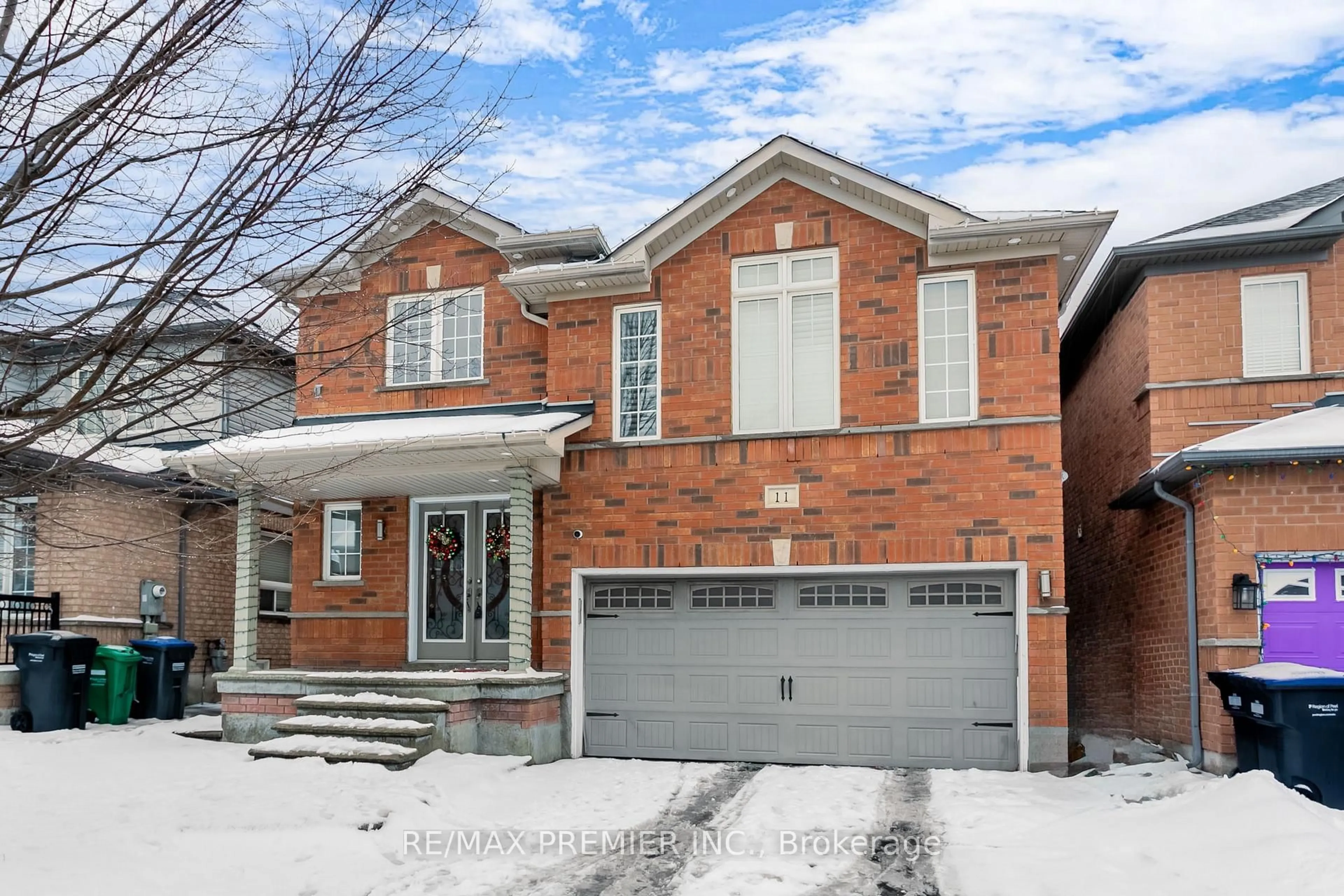 Home with brick exterior material, street for 11 Four Seasons Circ, Brampton Ontario L7A 2A8