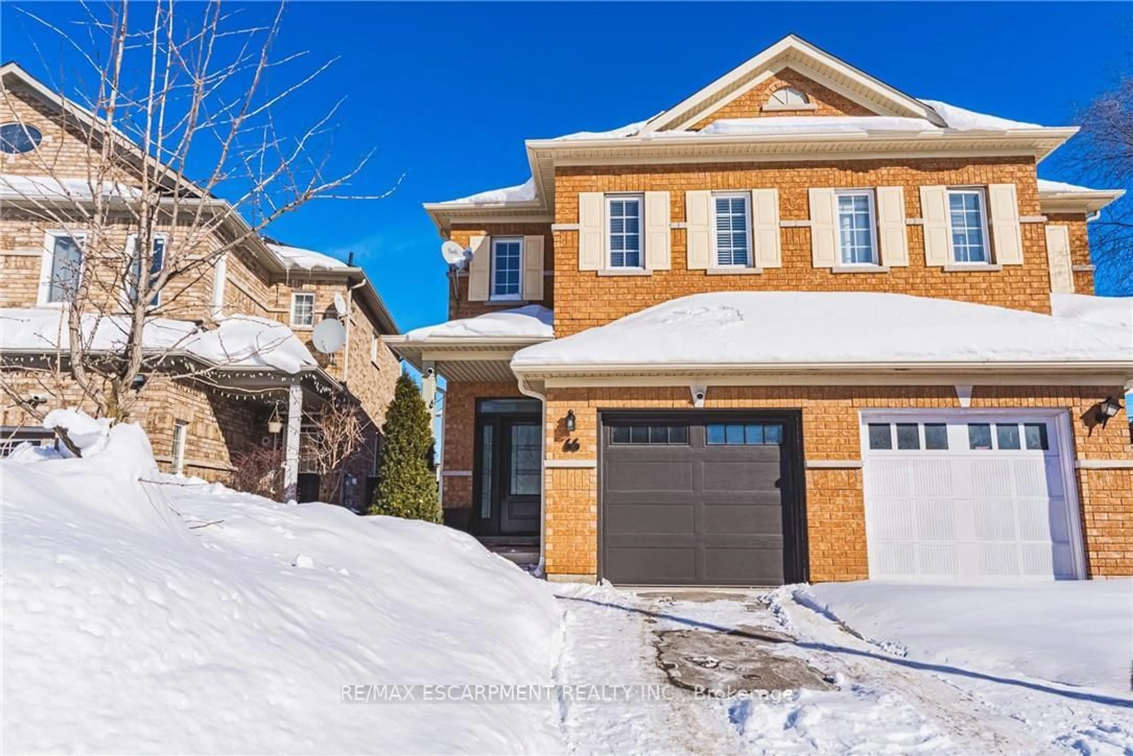 Home with brick exterior material, street for 66 Deepcoral Crt, Brampton Ontario L6V 4P7