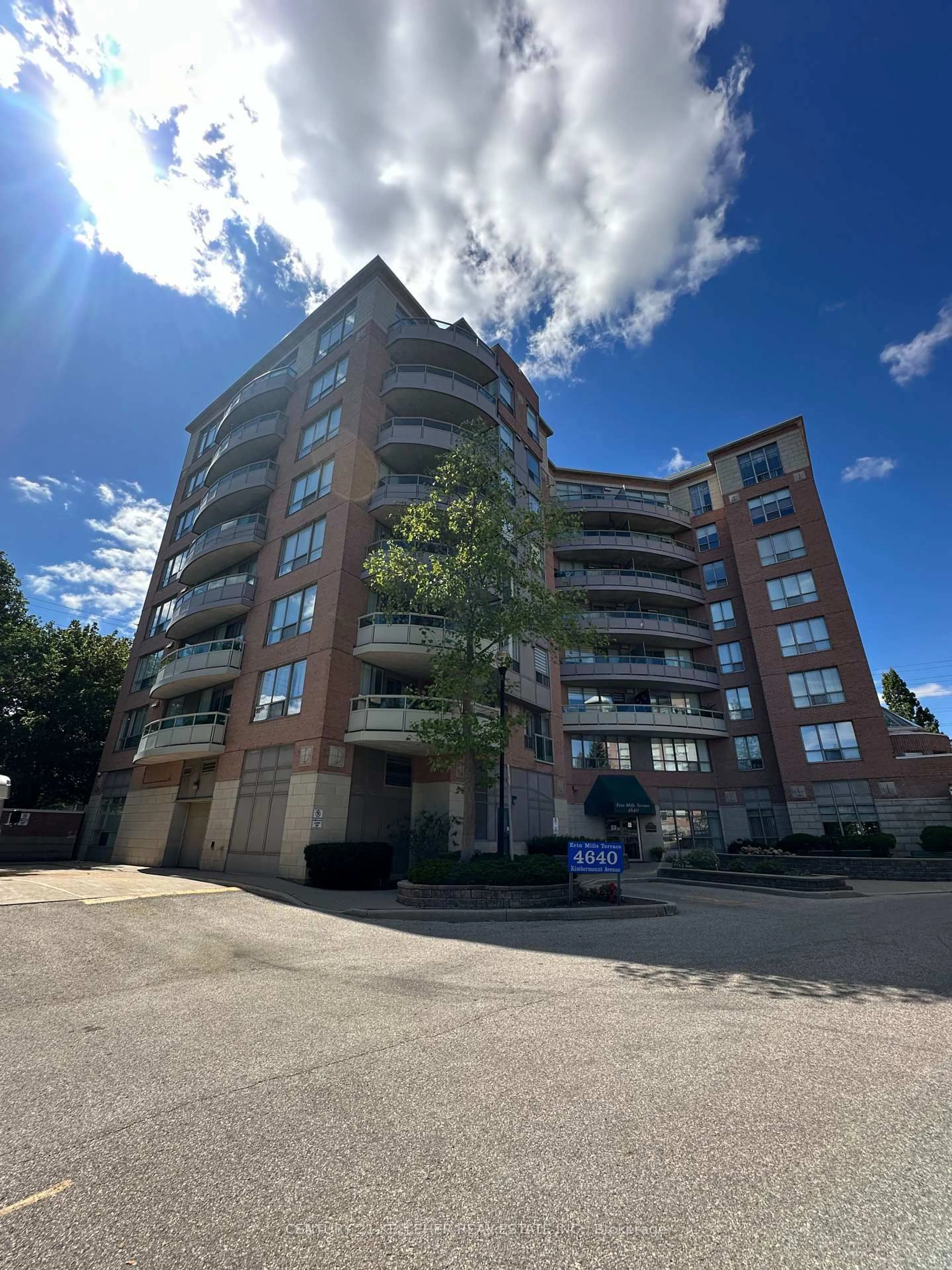 A pic from outside/outdoor area/front of a property/back of a property/a pic from drone, building for 4640 Kimbermount Ave #707, Mississauga Ontario L5M 5W6