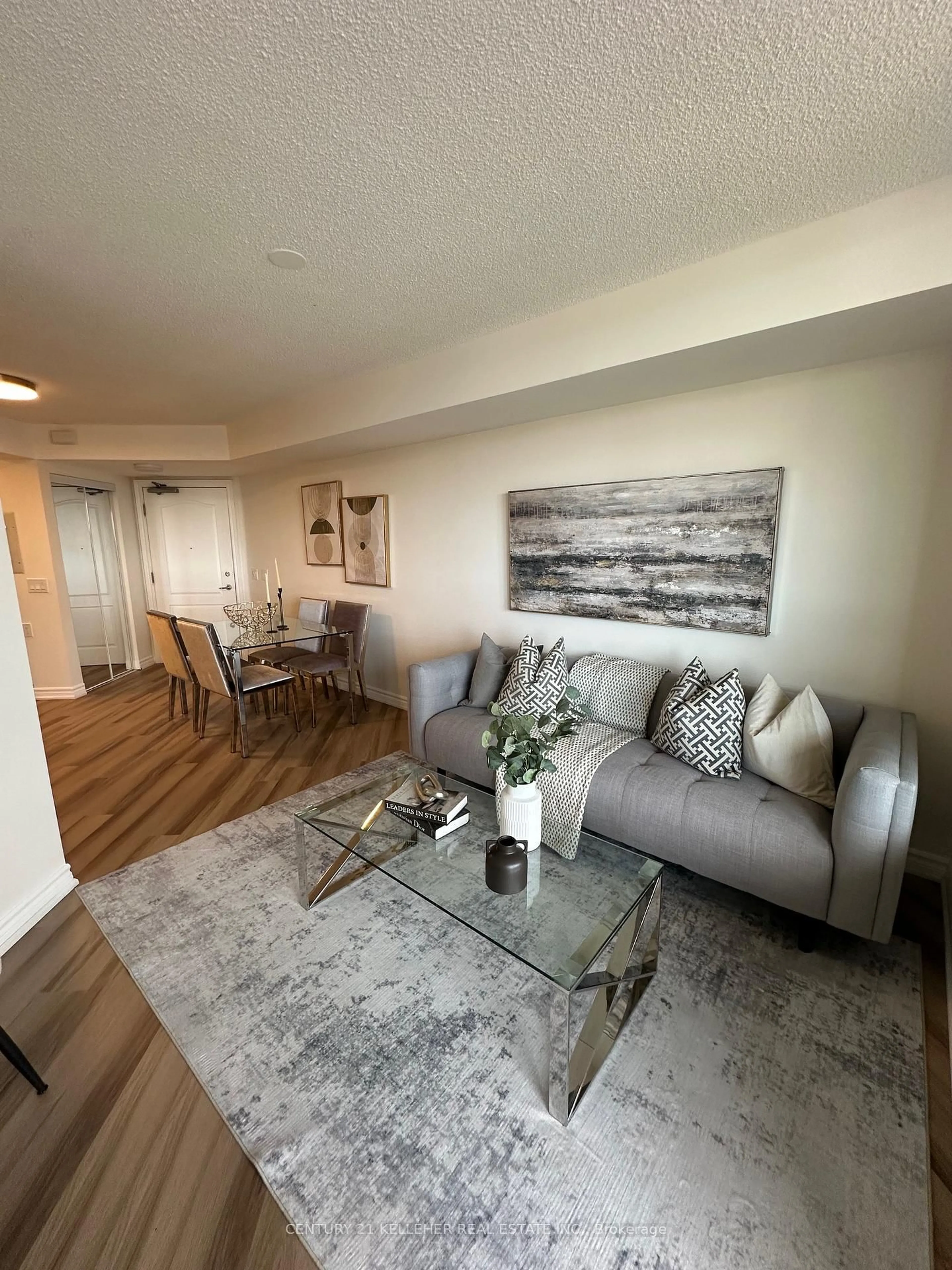 Living room with furniture, unknown for 4640 Kimbermount Ave #707, Mississauga Ontario L5M 5W6