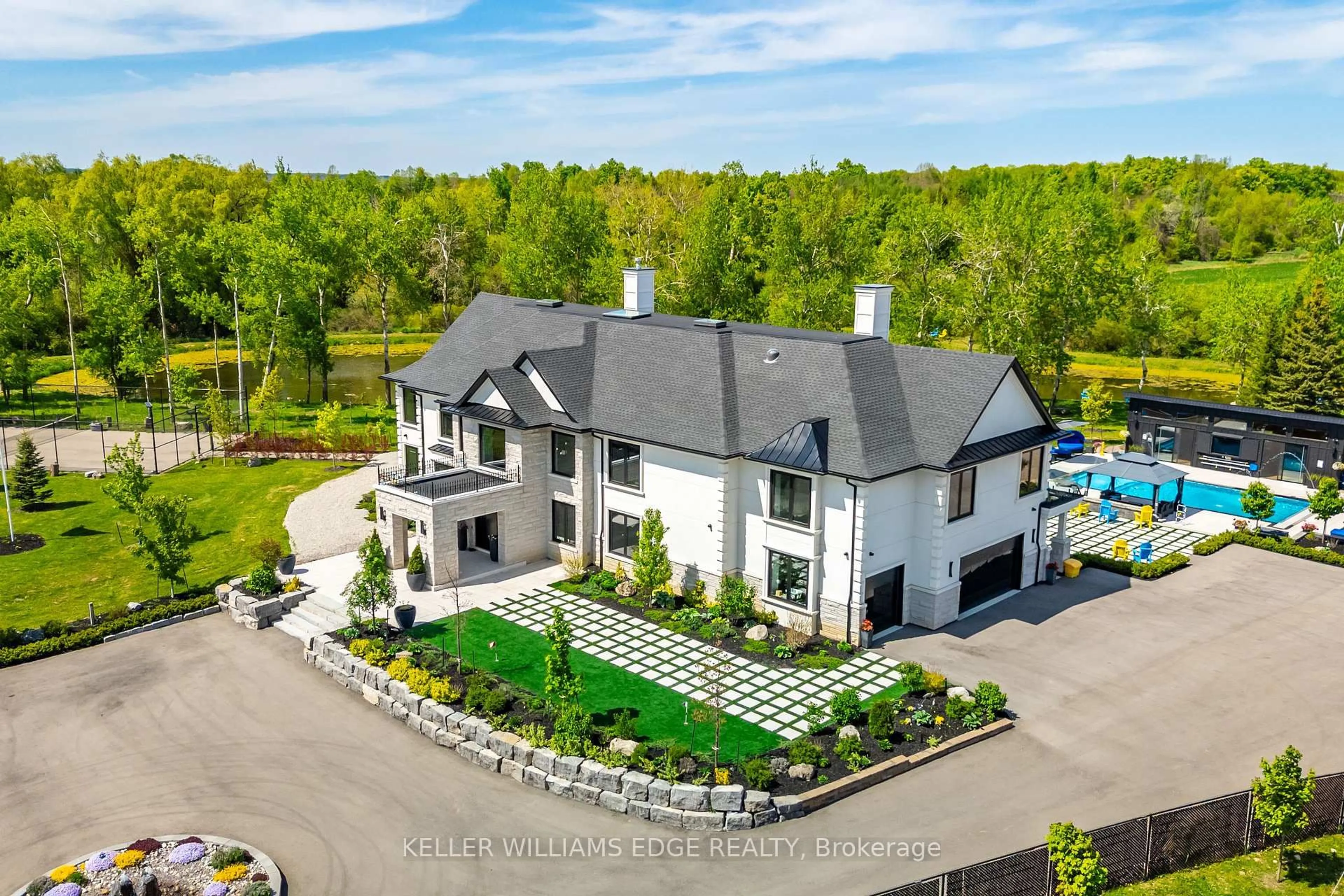 A pic from outside/outdoor area/front of a property/back of a property/a pic from drone, unknown for 13311 Sixth Line, Milton Ontario L7J 2L7