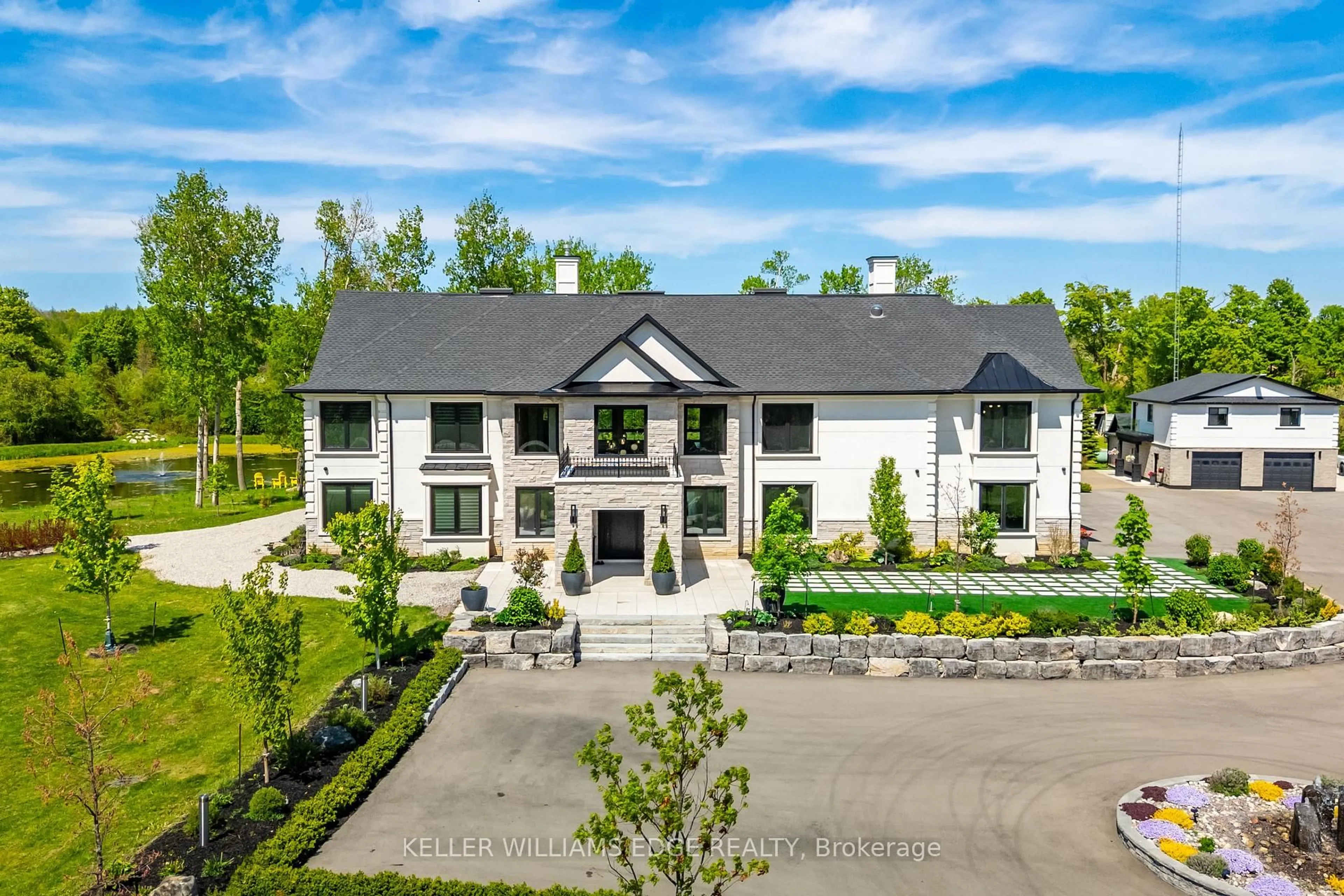 A pic from outside/outdoor area/front of a property/back of a property/a pic from drone, unknown for 13311 Sixth Line, Milton Ontario L7J 2L7