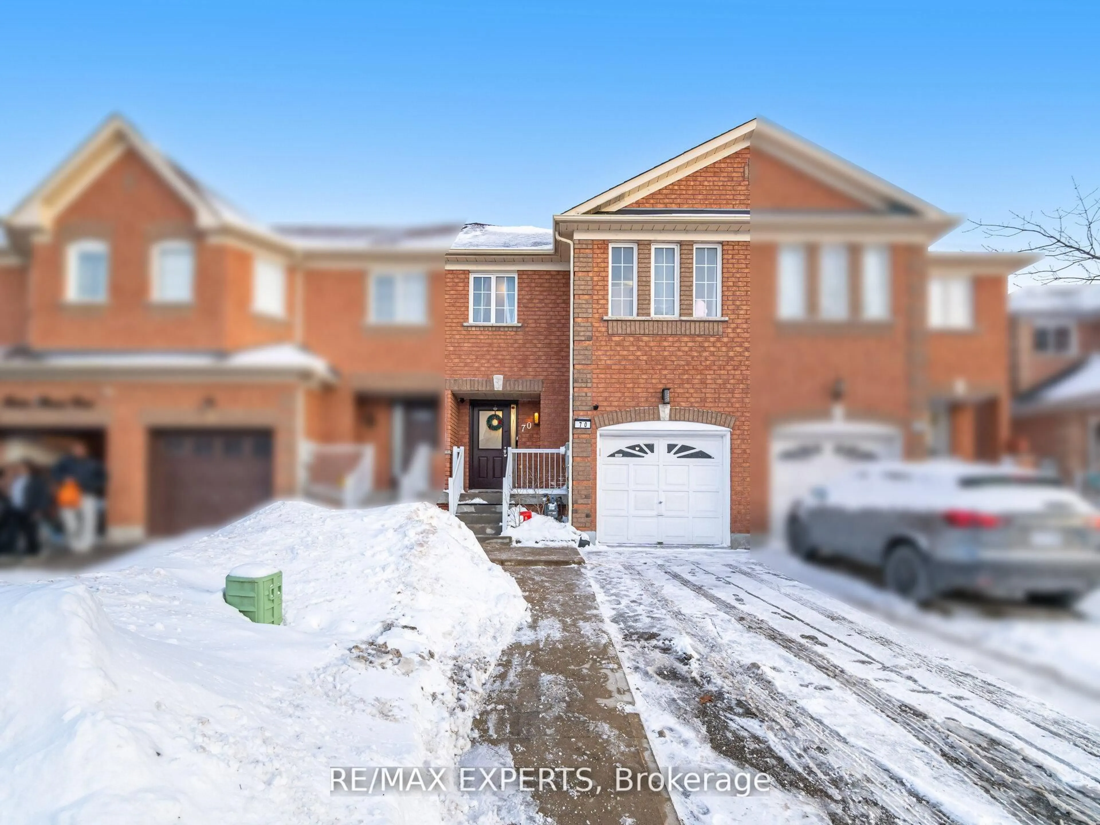 Home with brick exterior material, street for 70 Twin Pines Cres, Brampton Ontario L7A 1M8