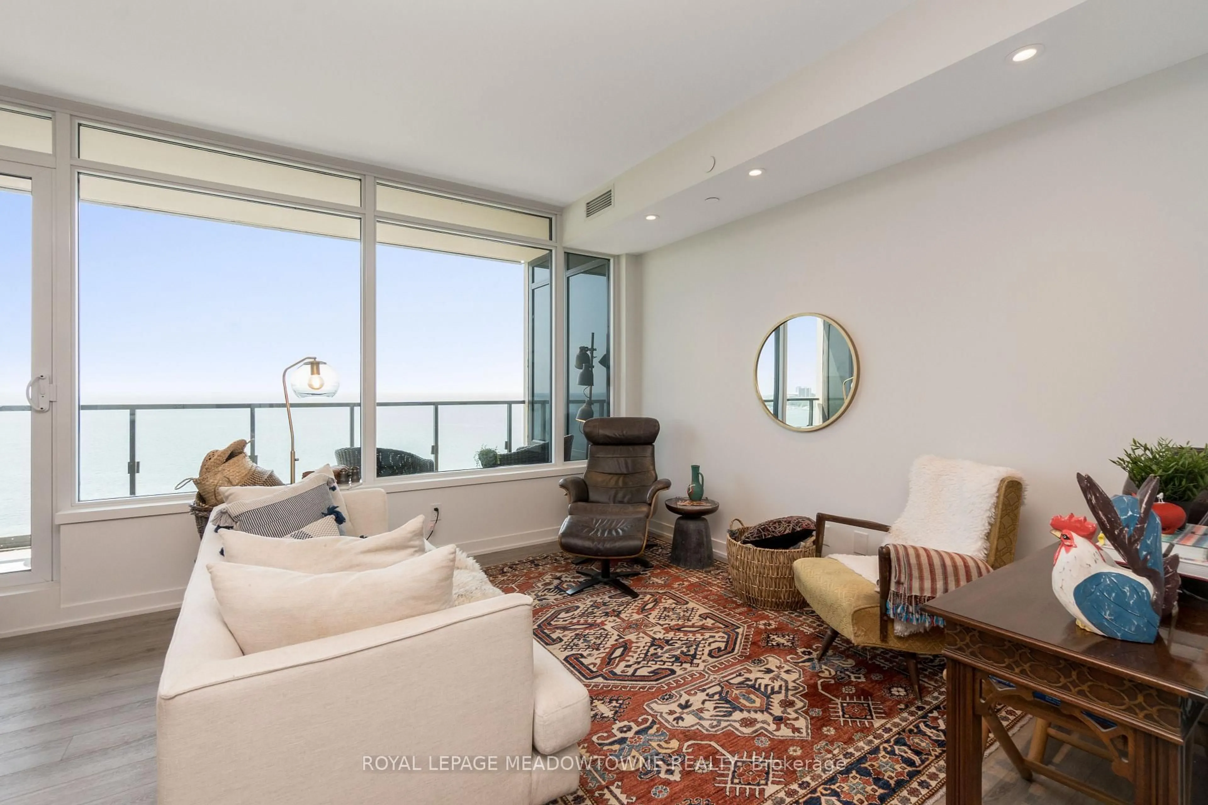 Living room with furniture, unknown for 1926 Lake Shore Blvd #2307, Toronto Ontario M6S 1A1