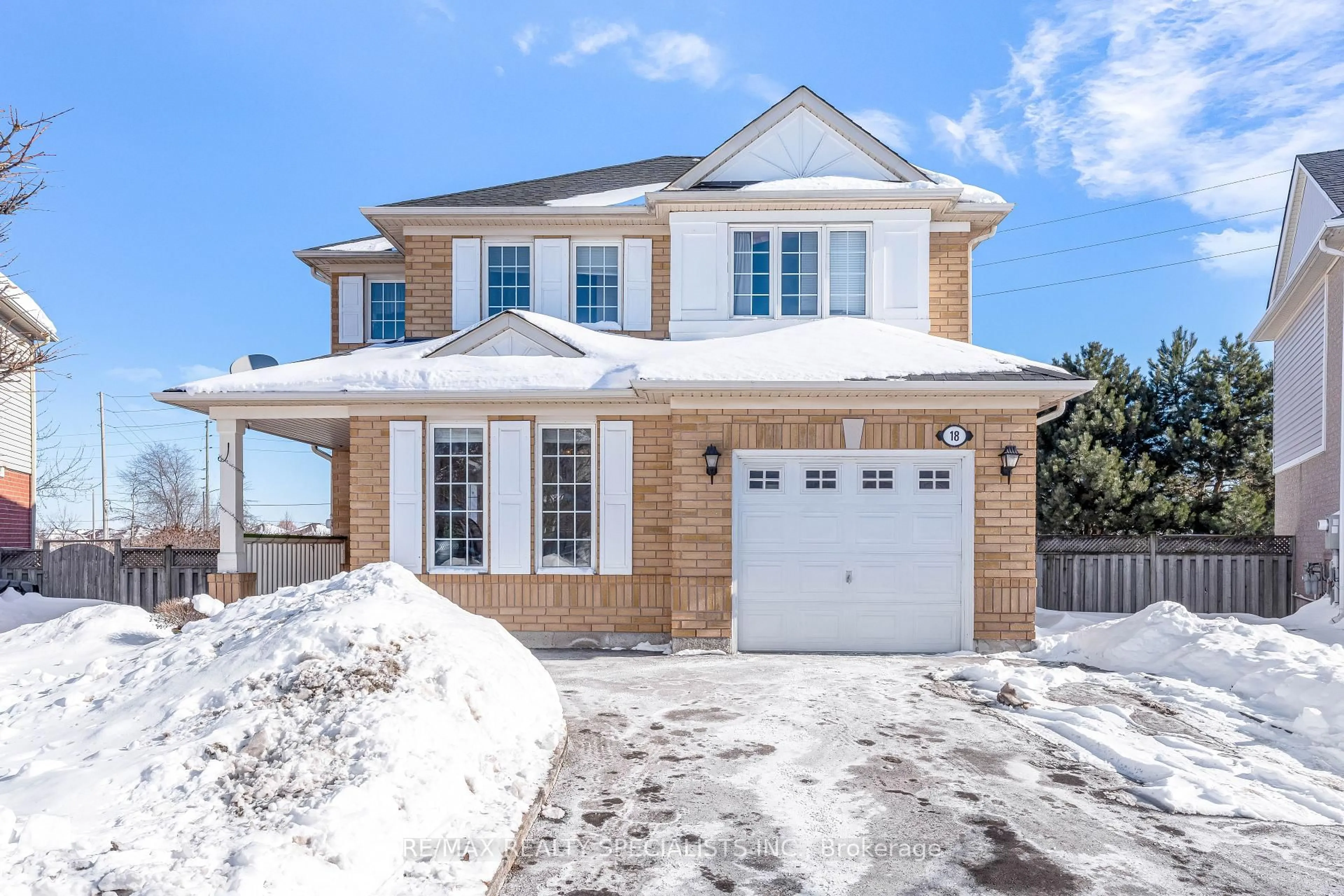 Home with brick exterior material, street for 18 Sherbo Cres, Brampton Ontario L7A 2A1