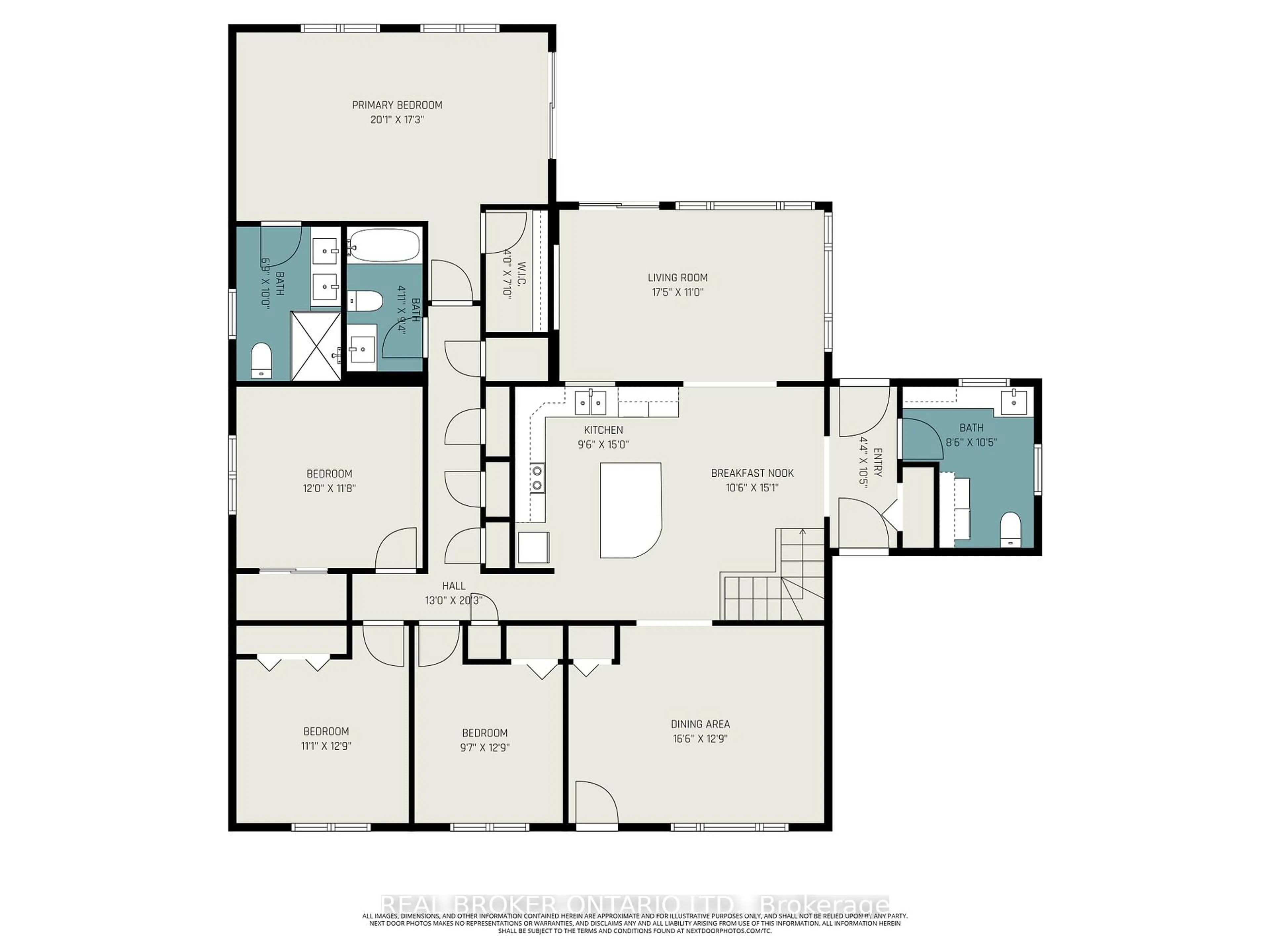 Floor plan for 13382 Torbram Rd, Caledon Ontario L7C 2S8