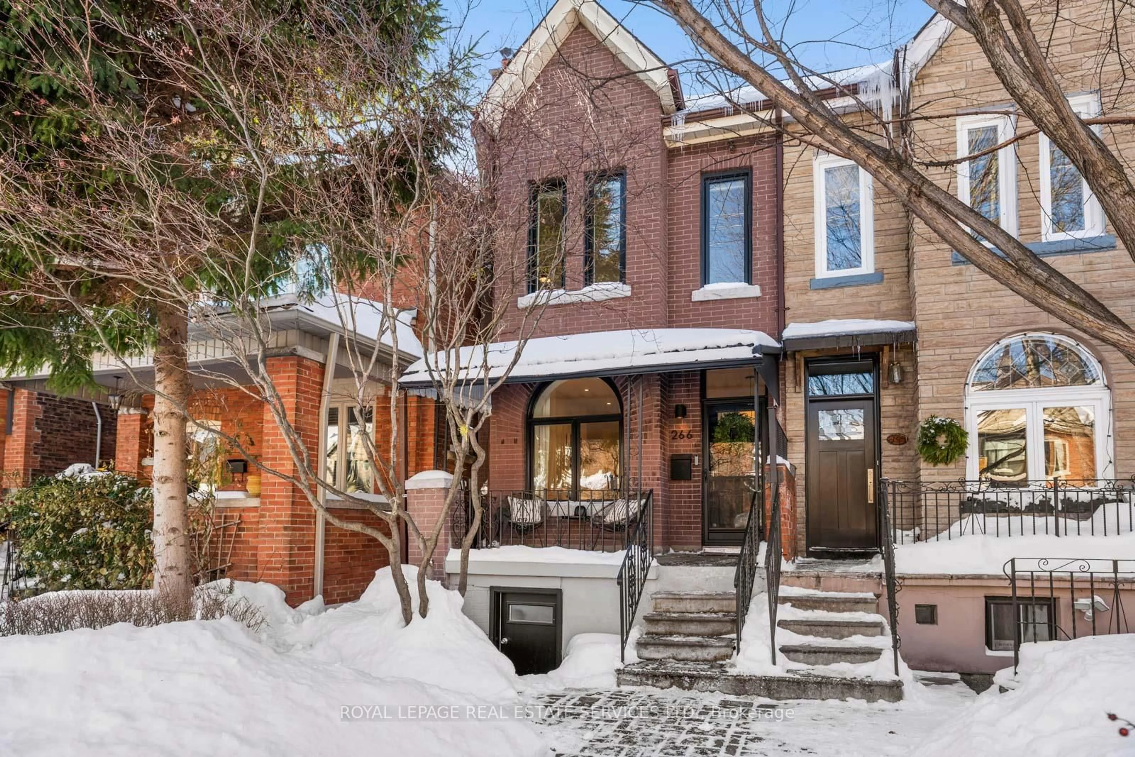 Home with brick exterior material, street for 266 Delaware Ave, Toronto Ontario M6H 2T6