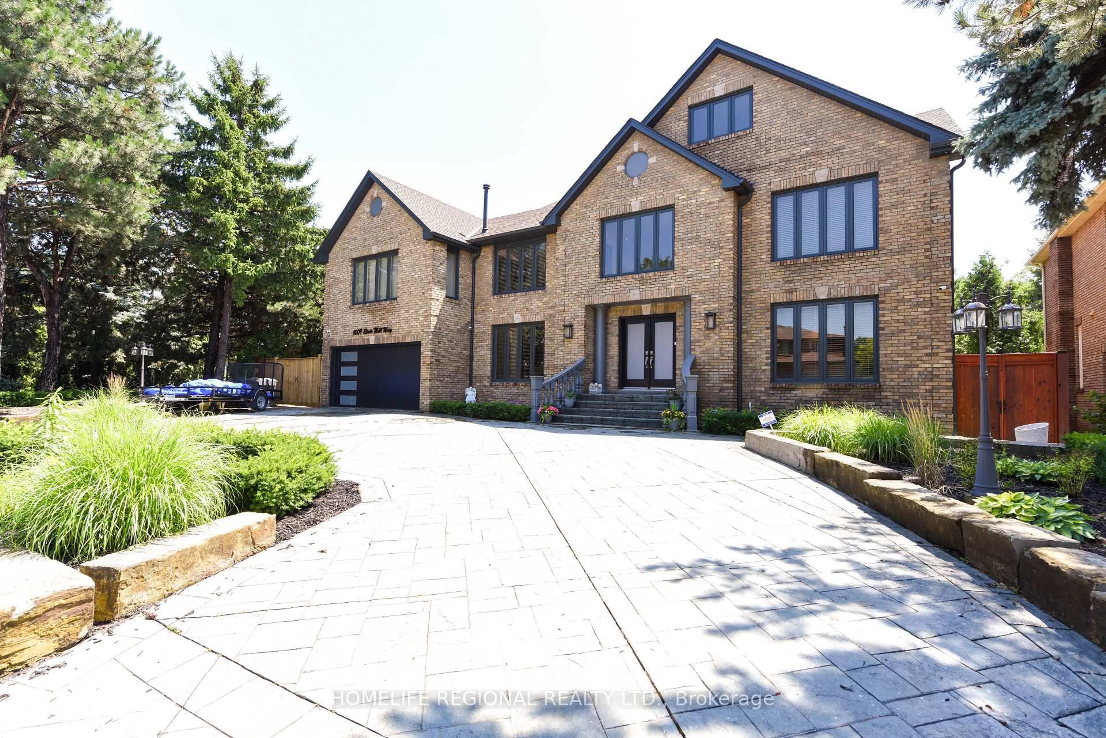 Home with brick exterior material, street for 4009 River Mill Way, Mississauga Ontario L4W 4C1