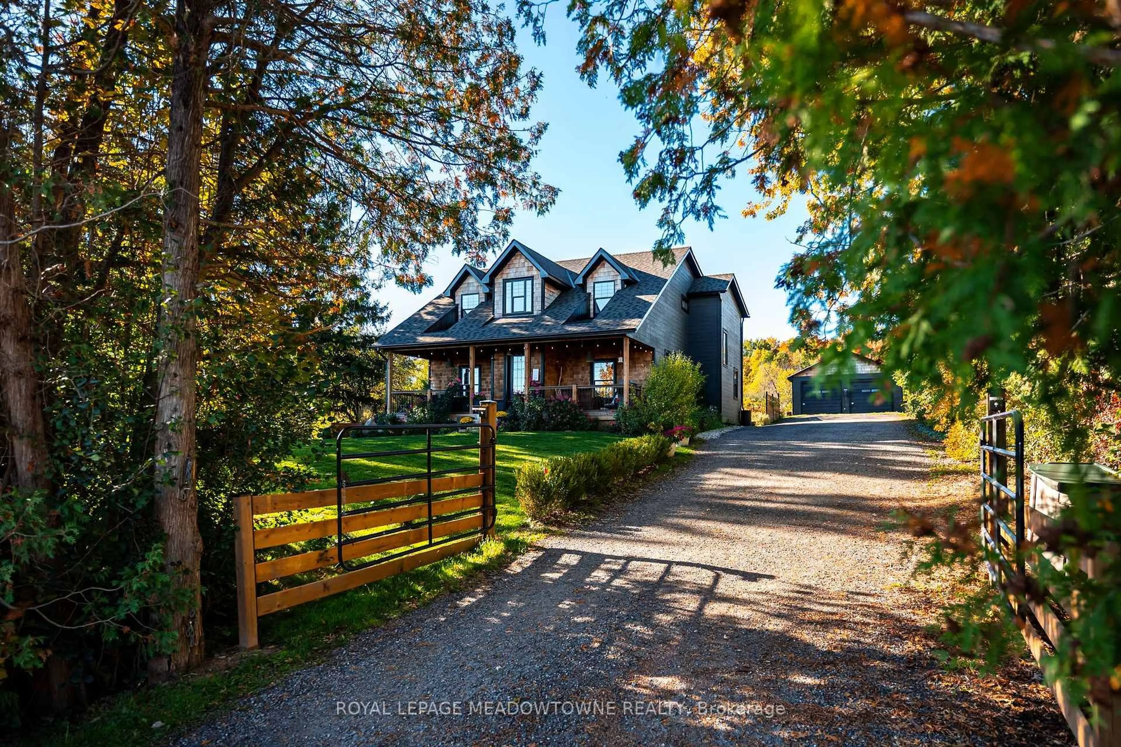 A pic from outside/outdoor area/front of a property/back of a property/a pic from drone, street for 13394 Tenth Line, Halton Hills Ontario L7G 4S8