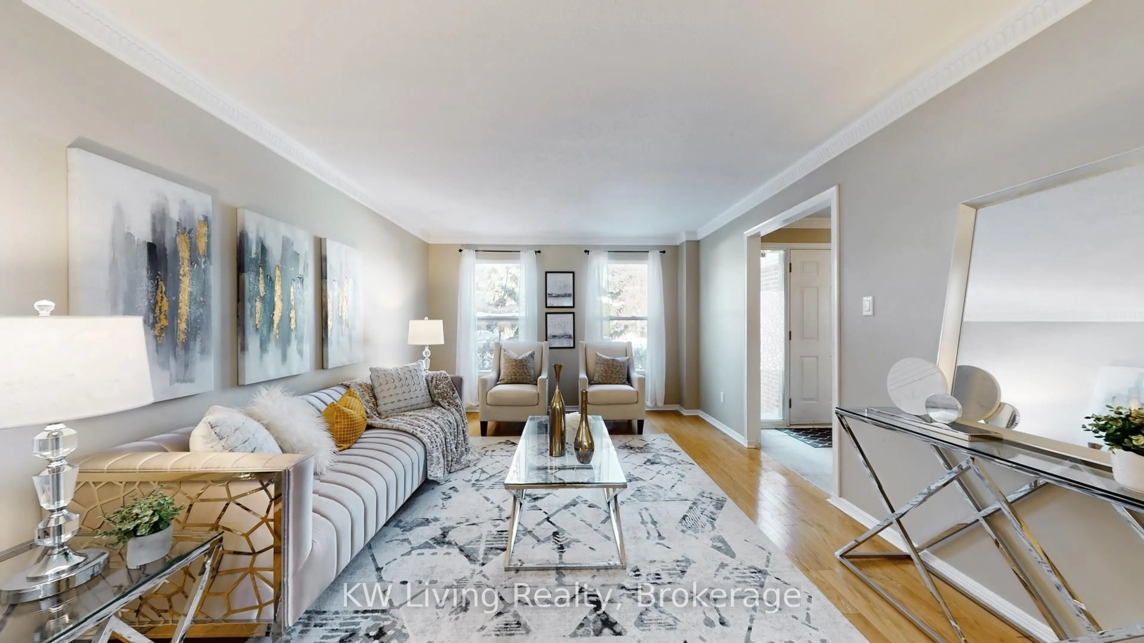 Living room with furniture, unknown for 1992 Folkway Dr, Mississauga Ontario L5L 3G8