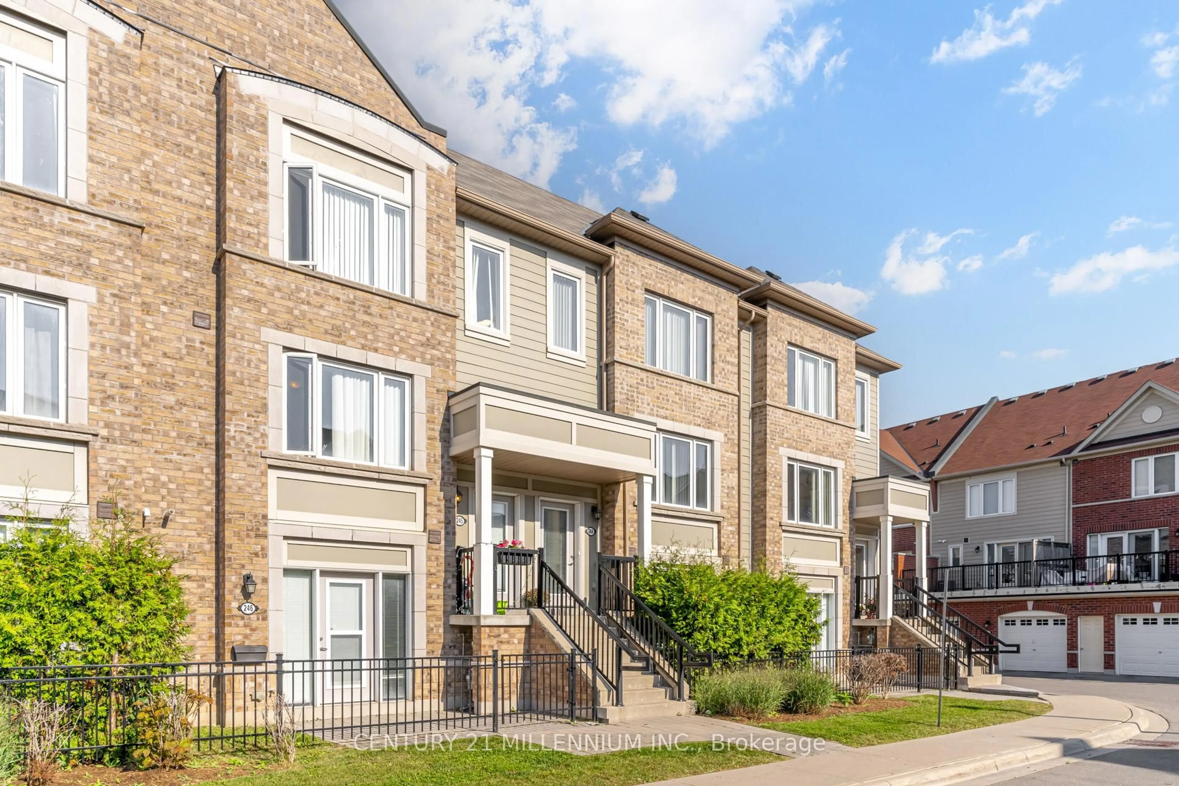 Home with brick exterior material, street for 250 Sunny Meadow Blvd #244, Brampton Ontario L6R 3Y7