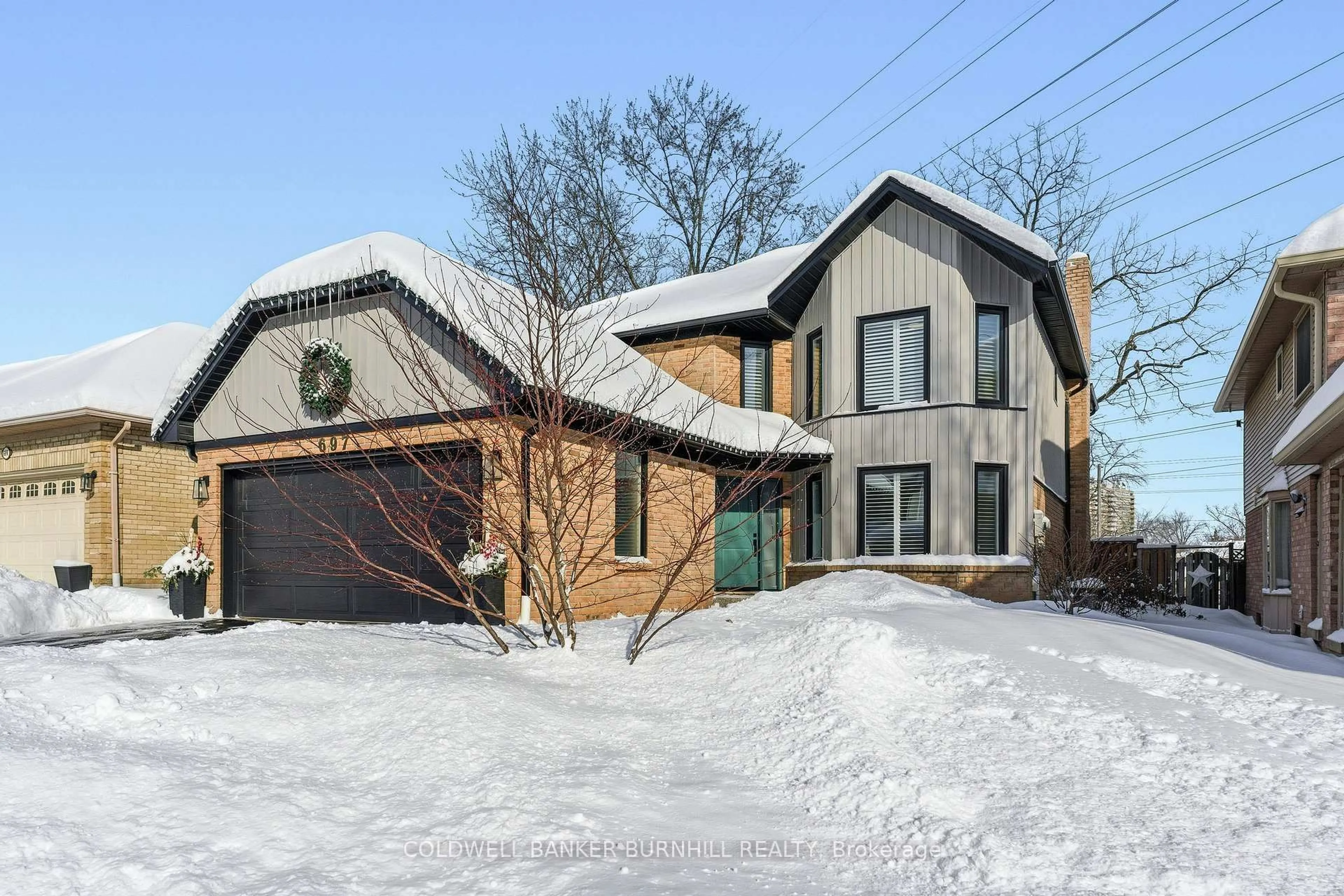 Home with brick exterior material, street for 697 Lambshead Dr, Burlington Ontario L7S 2E6