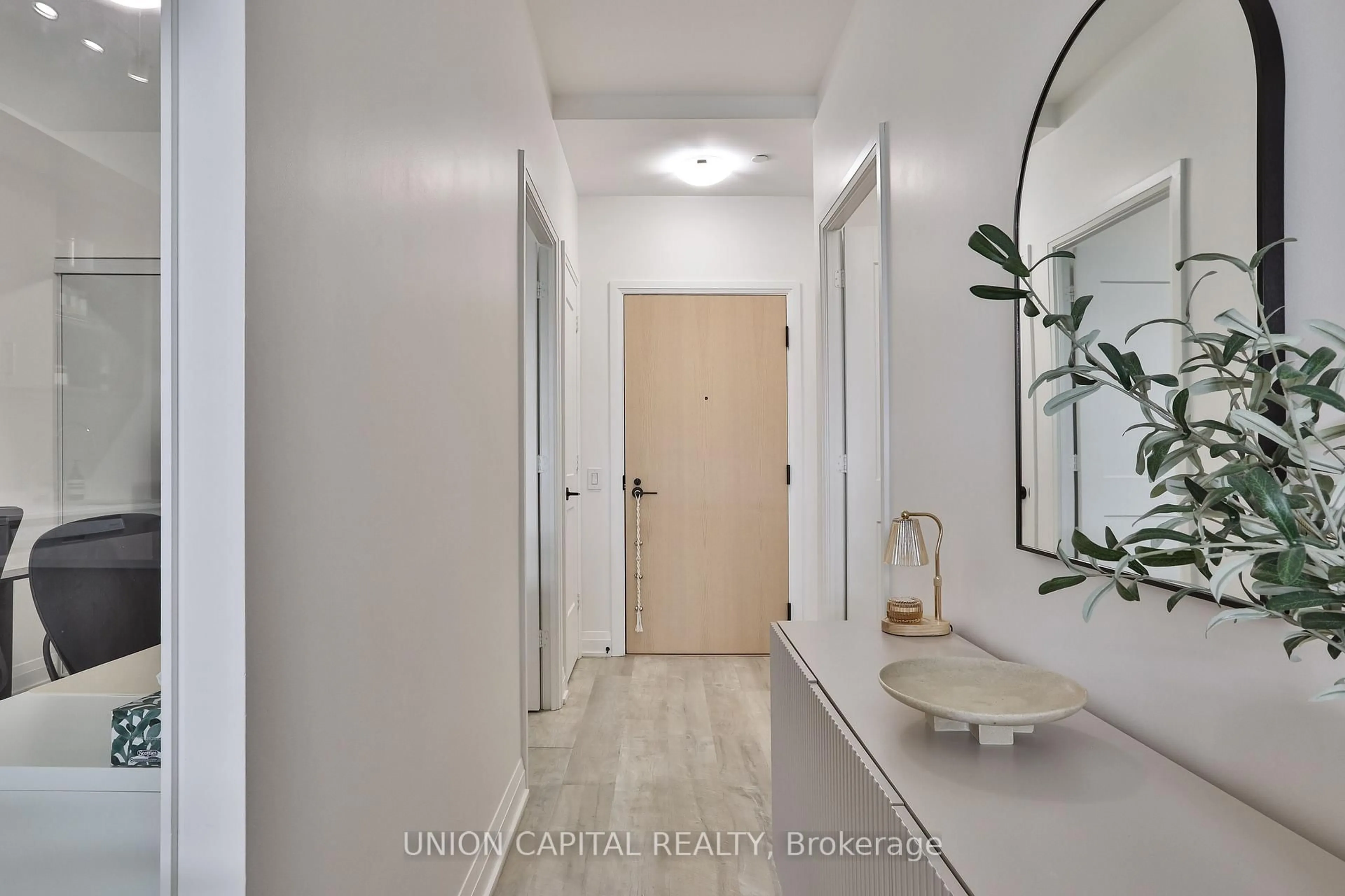 Indoor entryway for 50 George Butchart Dr #303, Toronto Ontario M3K 0C9