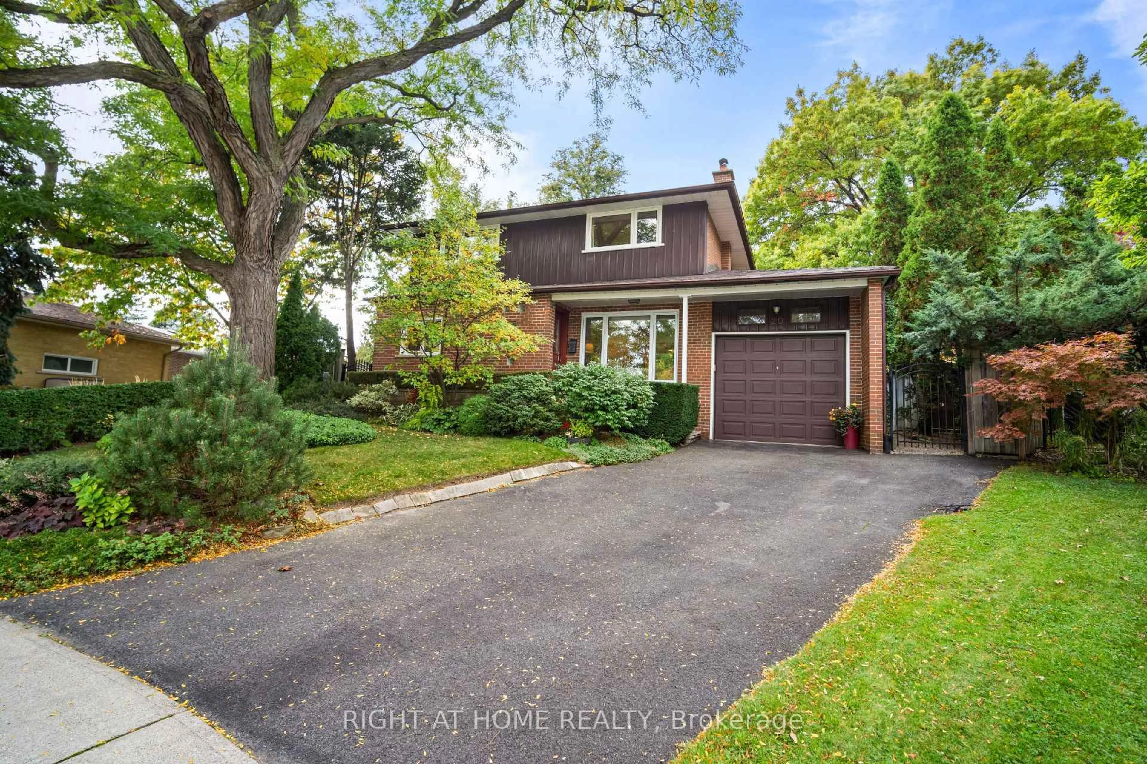 Home with brick exterior material, street for 20 West Deane Valley Rd, Toronto Ontario M9B 3K5