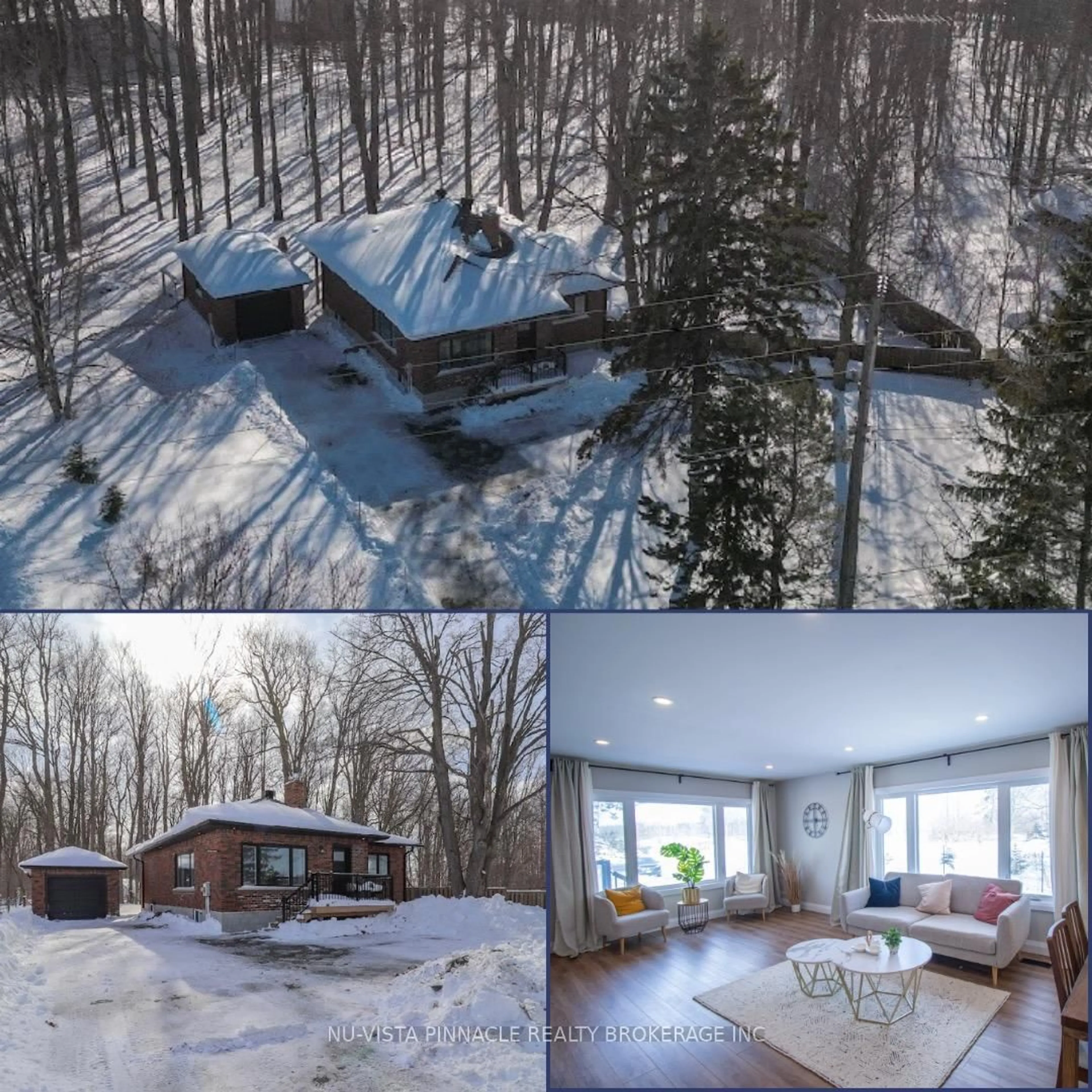 A pic from outside/outdoor area/front of a property/back of a property/a pic from drone, forest/trees view for 7142 HIGHWAY 7, Halton Hills Ontario L7J 2L9