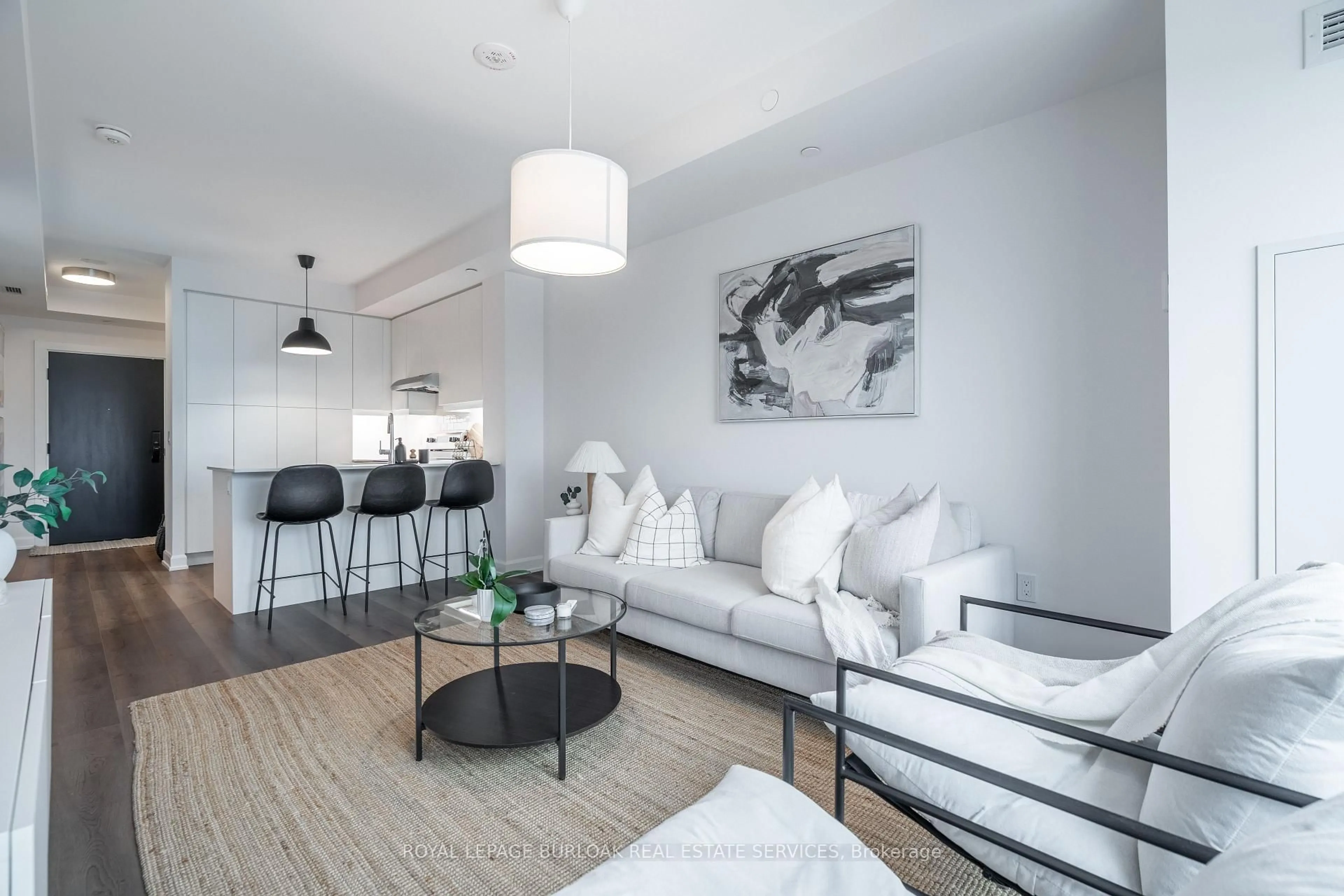 Living room with furniture, unknown for 3200 William Coltson Ave #411, Oakville Ontario L6H 7W6