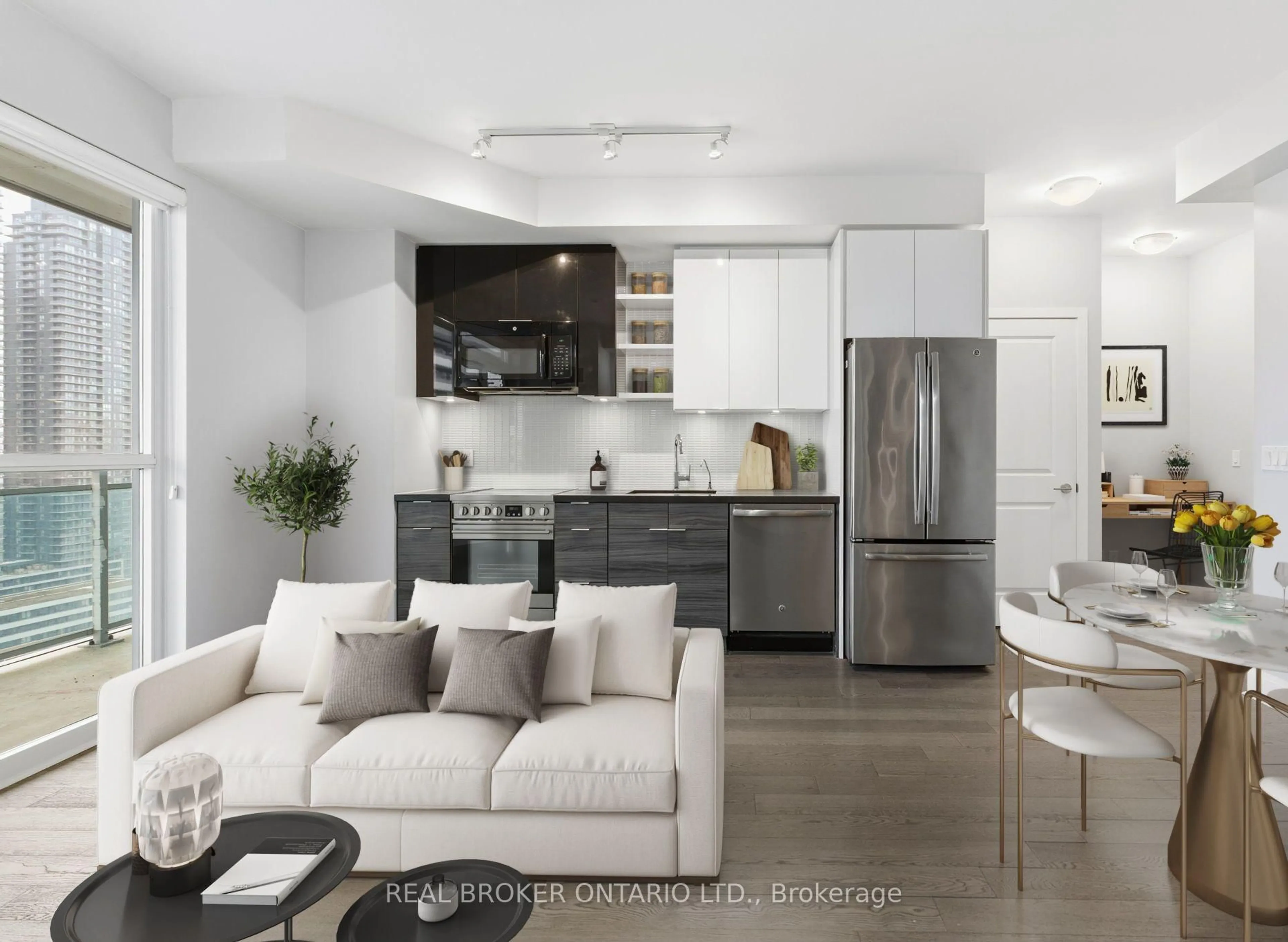 Open concept kitchen, unknown for 33 Shore Breeze Dr #1801, Toronto Ontario M8V 0G1