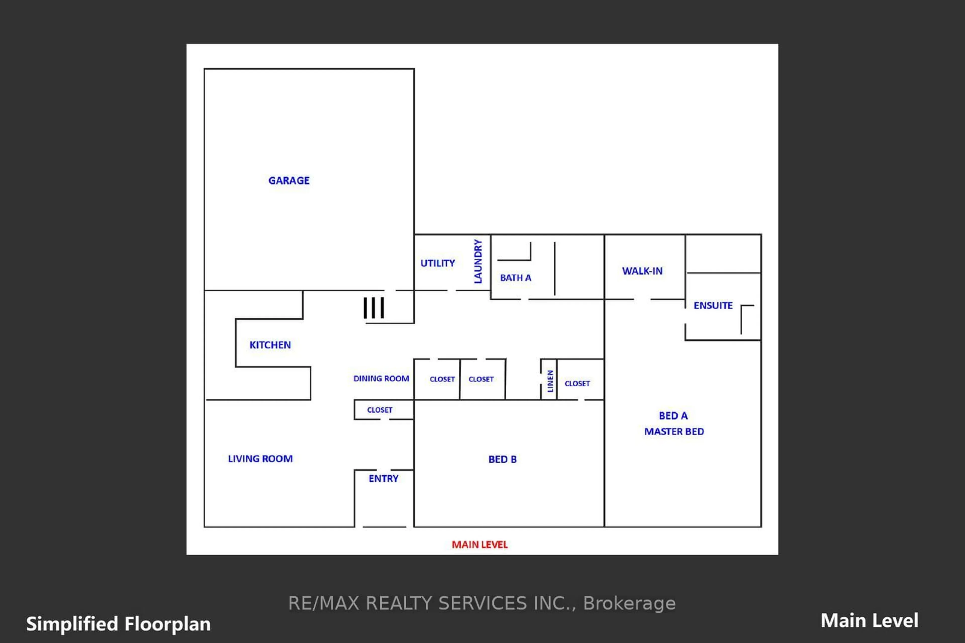 Floor plan for 9430 The Gore Rd #21, Brampton Ontario L6P 4P9