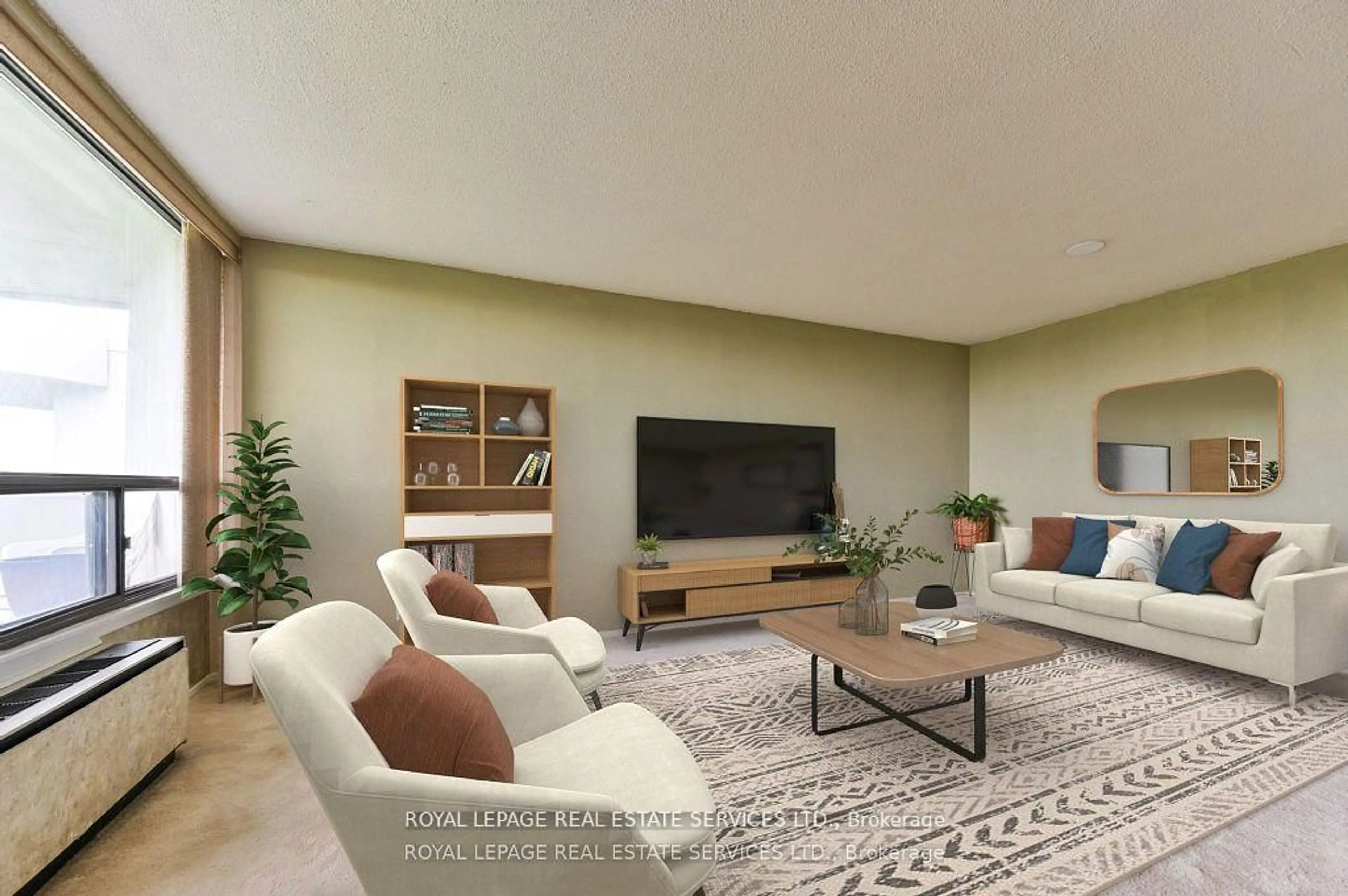 Living room with furniture, unknown for 284 Mill Rd #PH 8, Toronto Ontario M9C 4W6