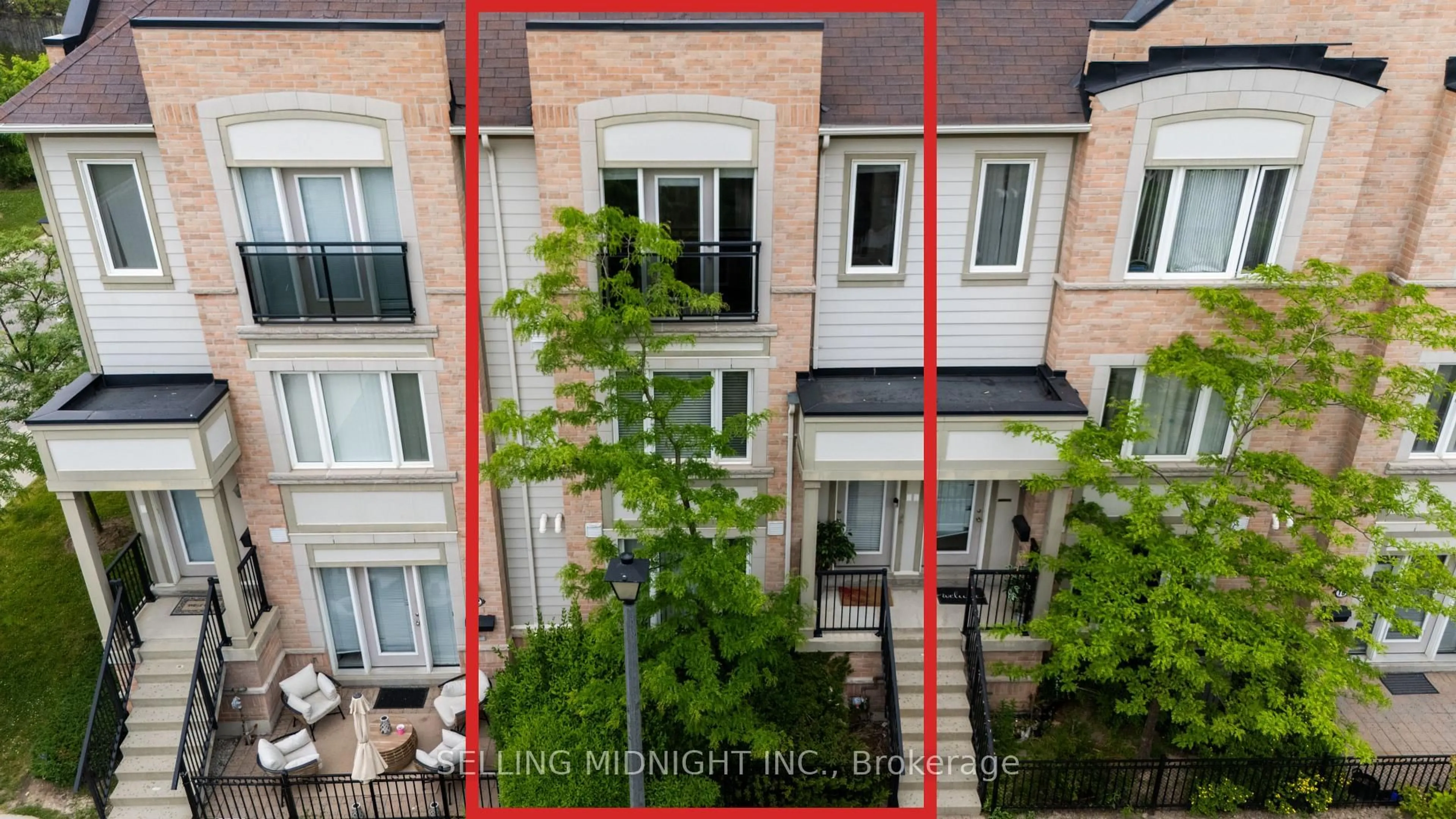 A pic from outside/outdoor area/front of a property/back of a property/a pic from drone, city buildings view from balcony for 5650 Winston Churchill Blvd #20, Mississauga Ontario L5M 0L8