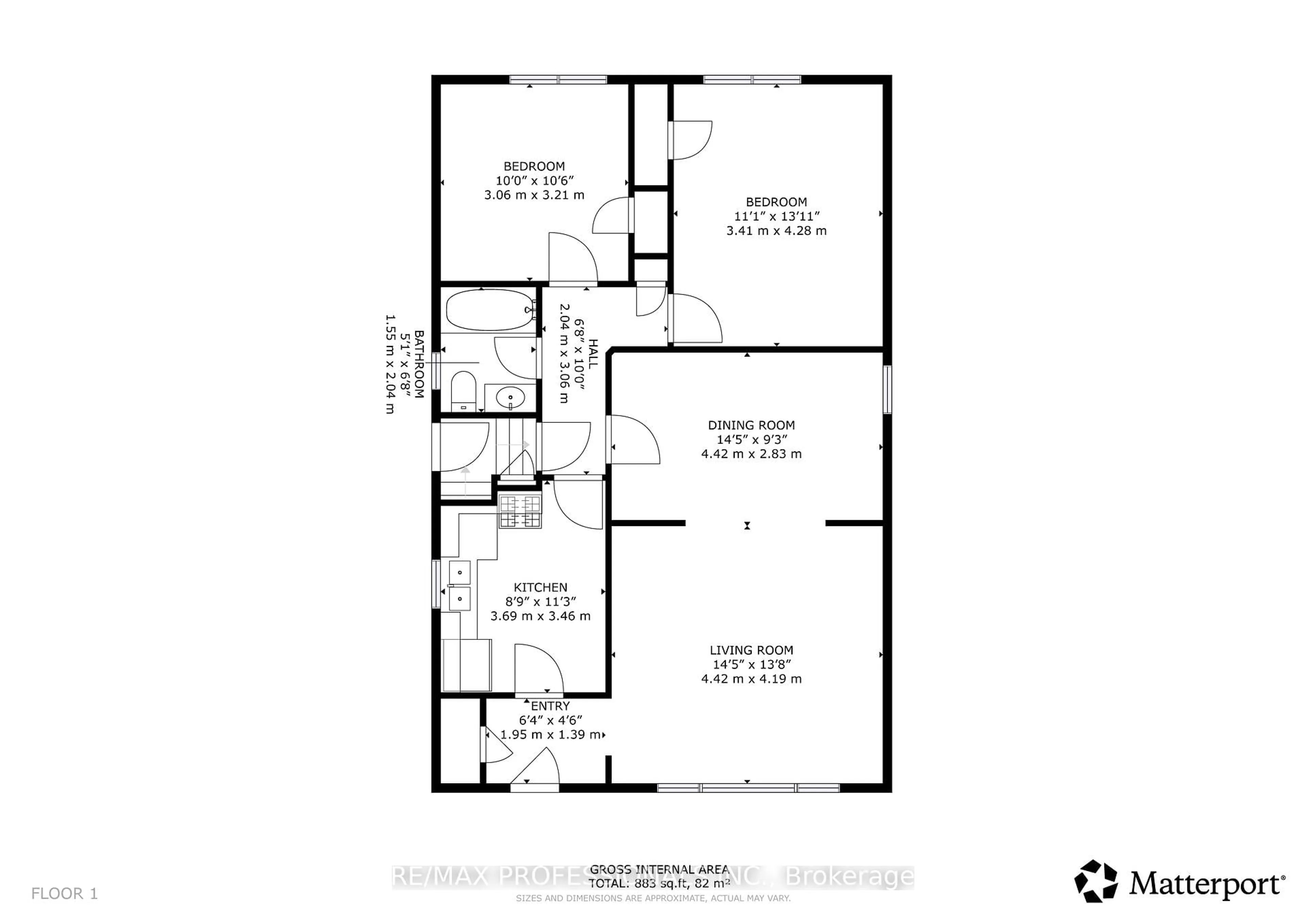 Floor plan for 50 Old Oak Rd, Toronto Ontario M9A 2V8