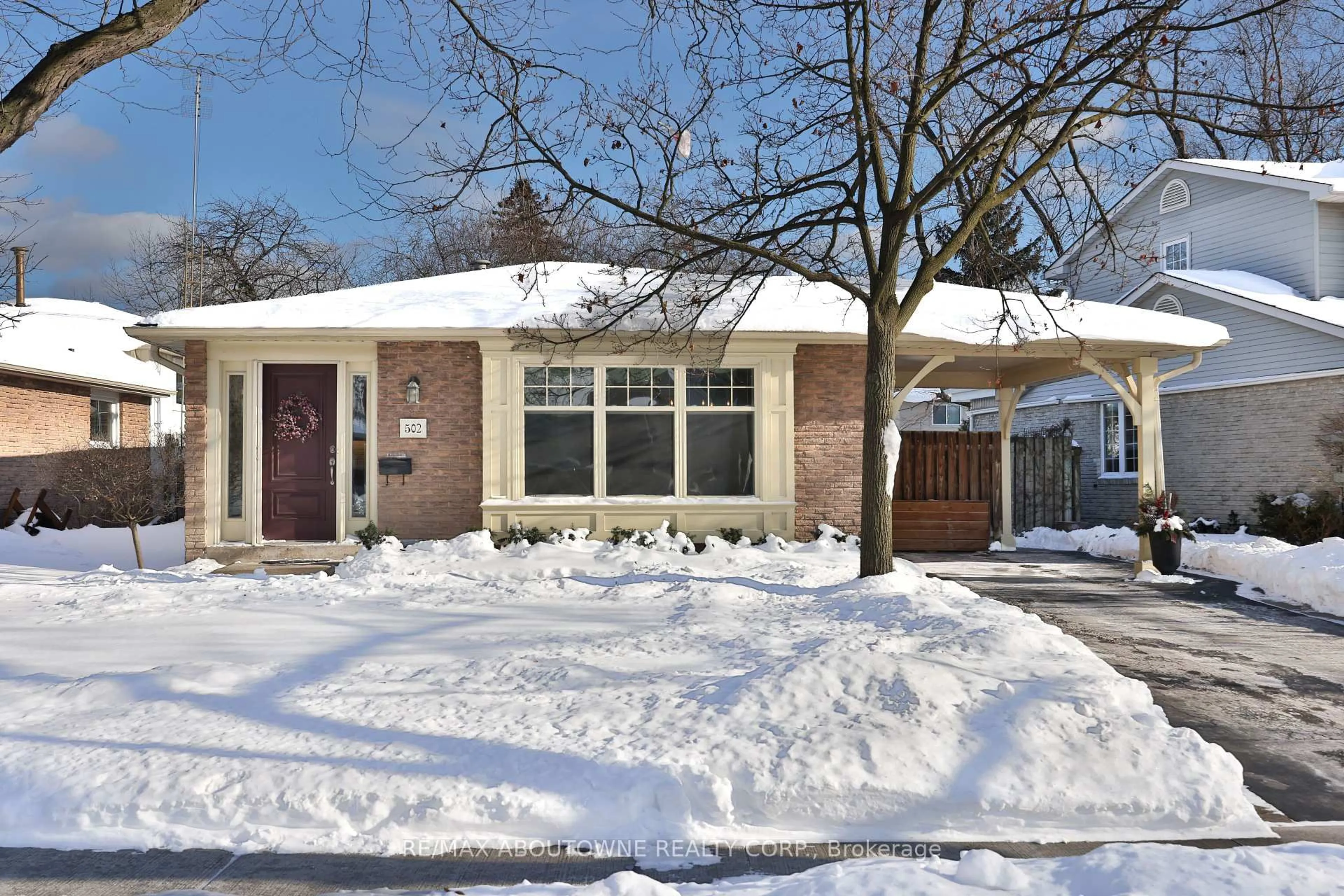 Home with brick exterior material, street for 502 Bohemia Cres, Oakville Ontario L6J 2K8