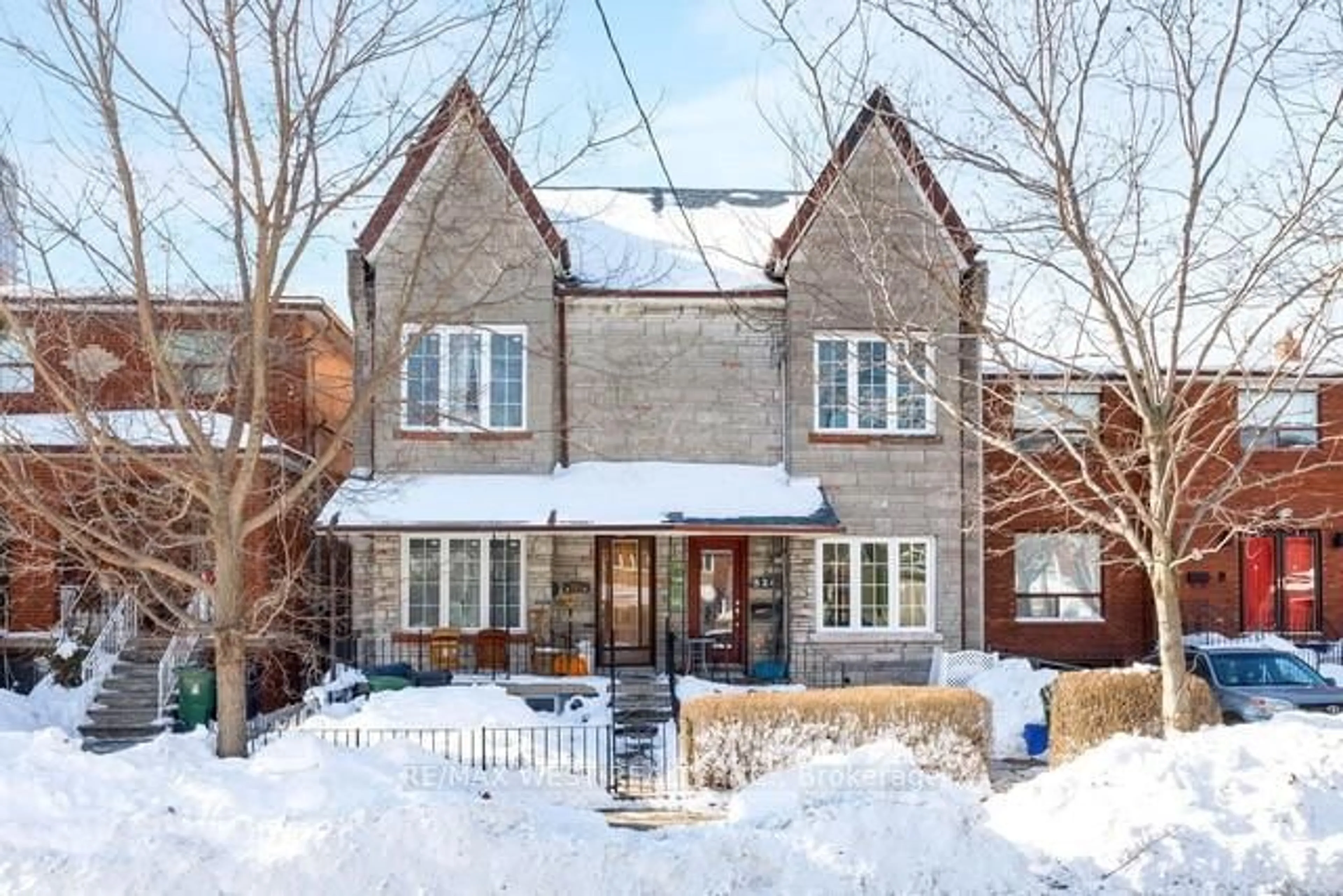 Home with brick exterior material, street for 524 Gladstone Ave, Toronto Ontario M6H 3J2