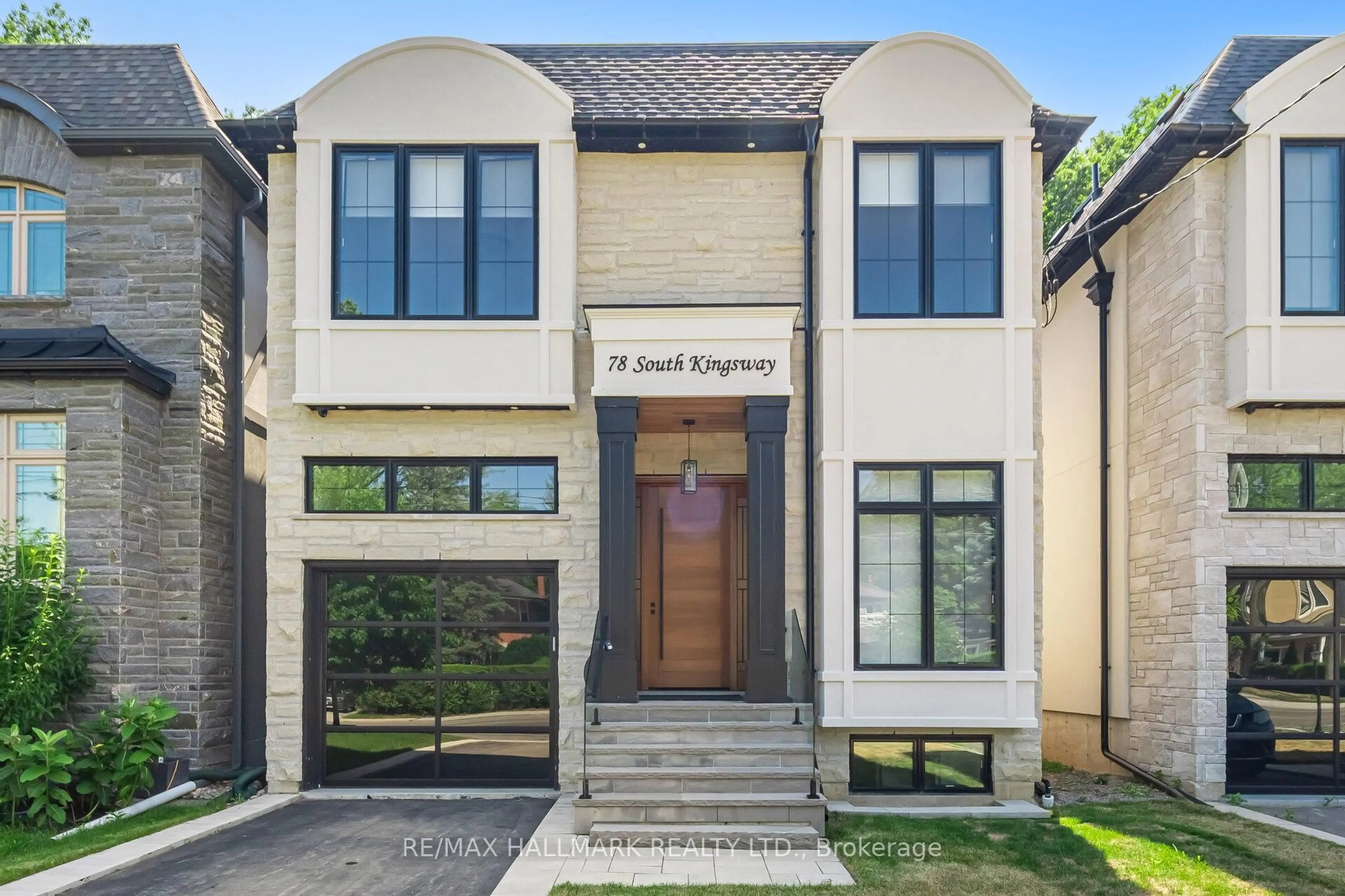 Home with brick exterior material, street for 78 South Kingsway, Toronto Ontario M6S 3T3