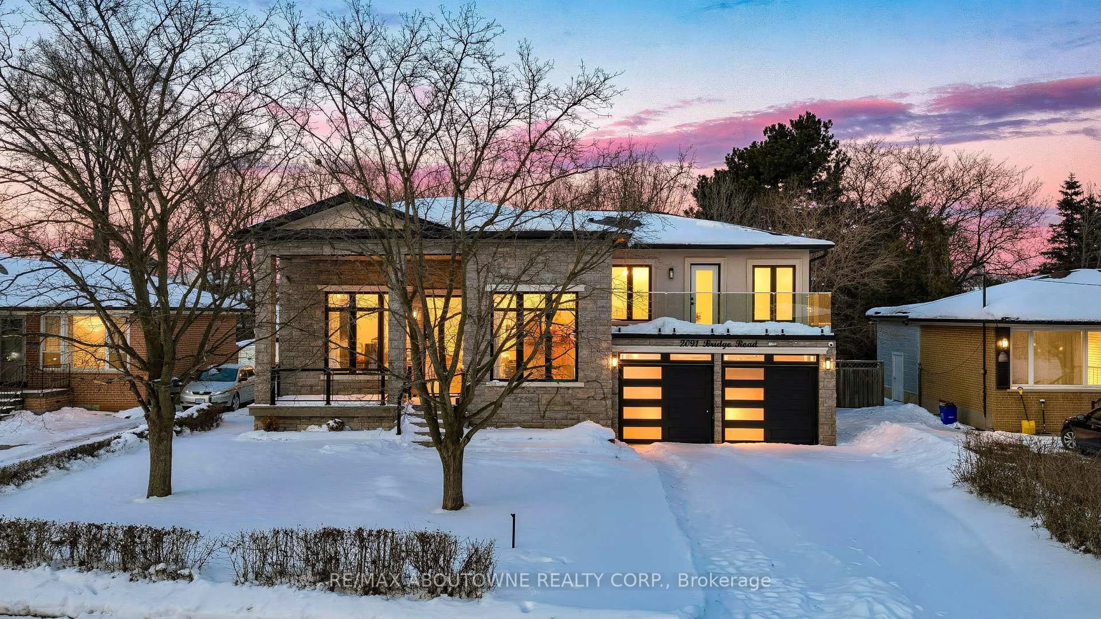 Home with brick exterior material, street for 2091 Bridge Rd, Oakville Ontario L6L 2E8