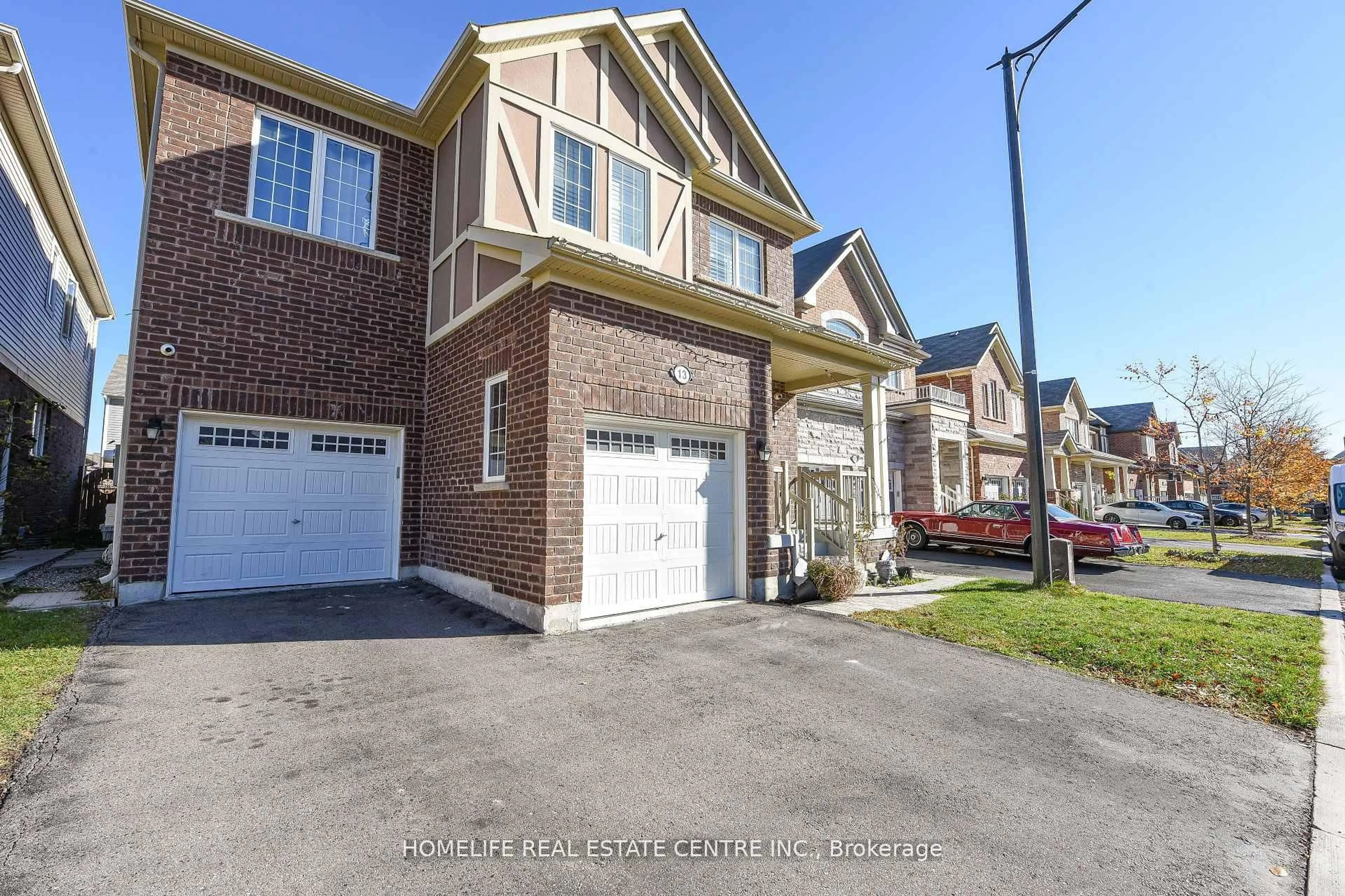 Home with brick exterior material, street for 13 Feeder St, Brampton Ontario L7A 4T7