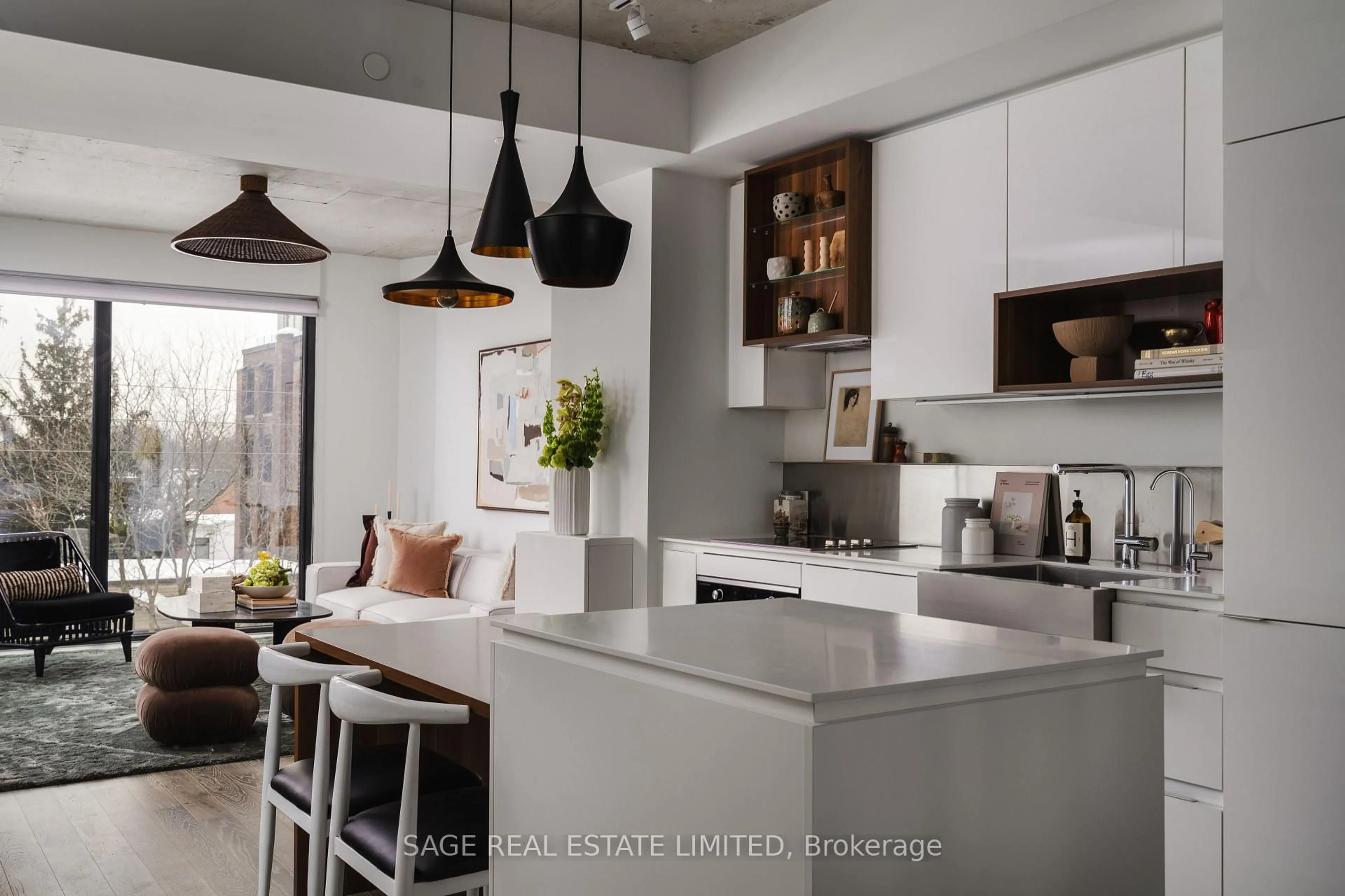 Contemporary kitchen, unknown for 383 Sorauren Ave #404, Toronto Ontario M6R 0A4