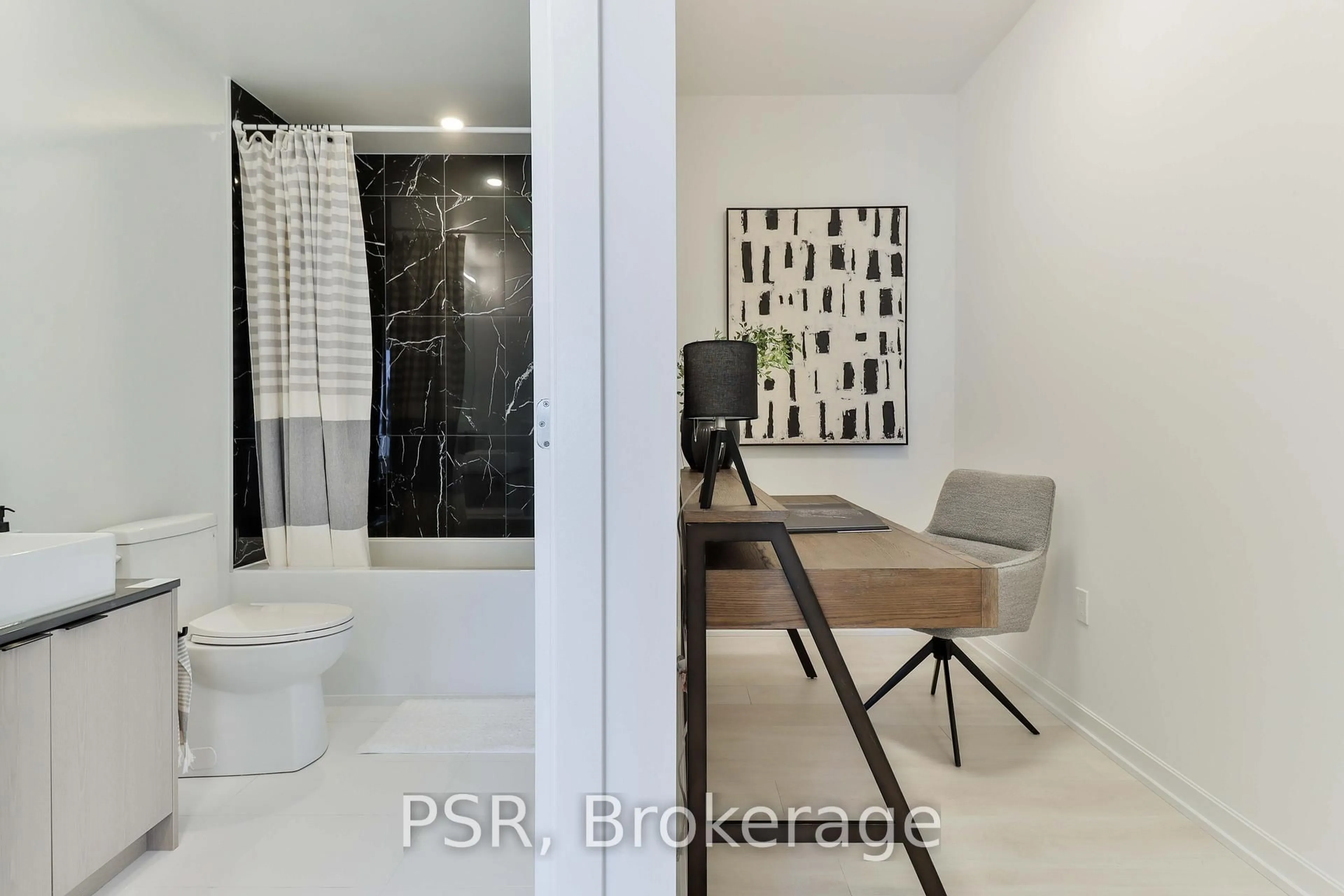 Contemporary bathroom, ceramic/tile floor for 1285 Dupont St #1510, Toronto Ontario M6H 0E3