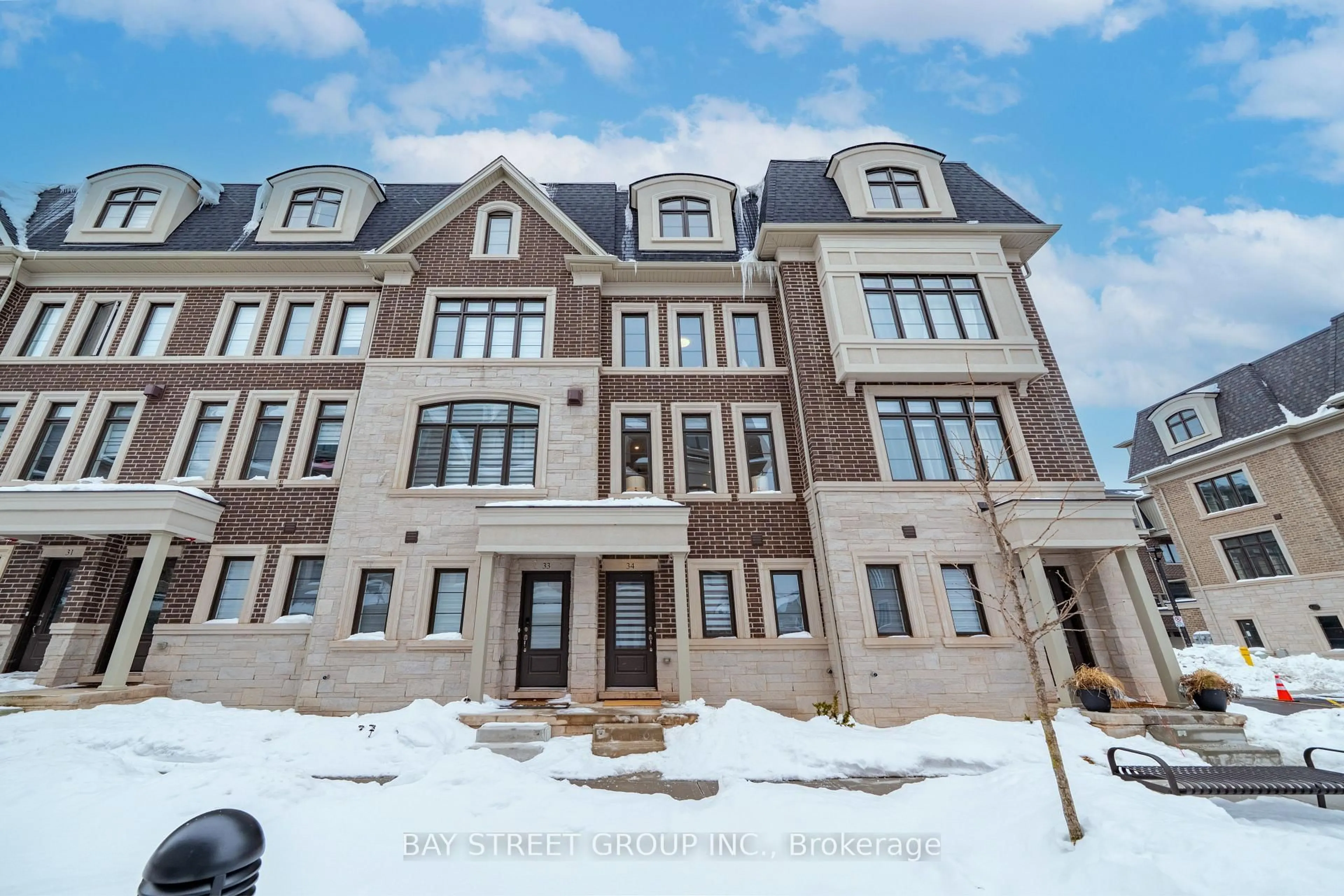 Home with brick exterior material, building for 280 Melody Common #34, Oakville Ontario L6H 7H2