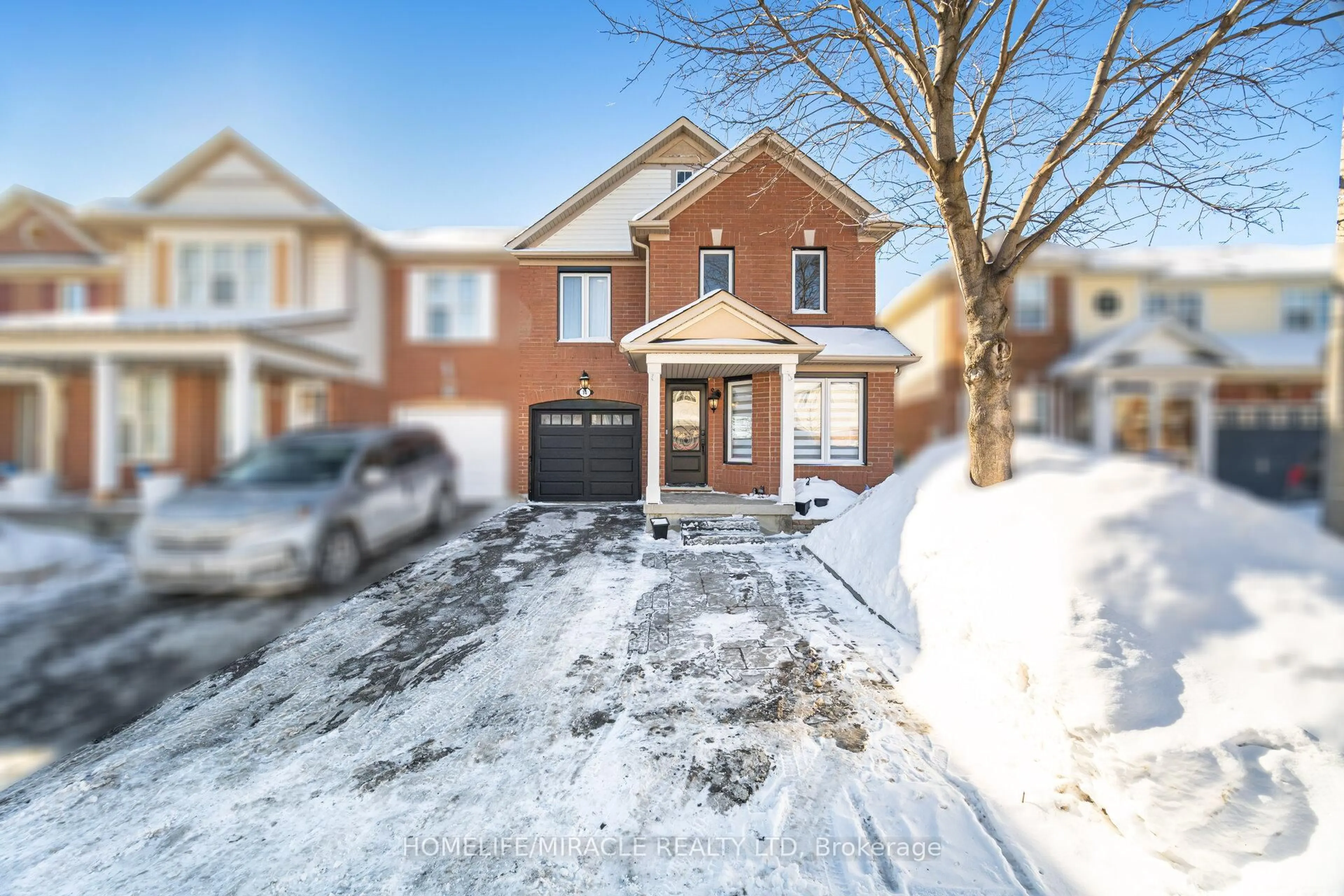 Home with brick exterior material, street for 14 Virtues Ave, Brampton Ontario L7A 2R8
