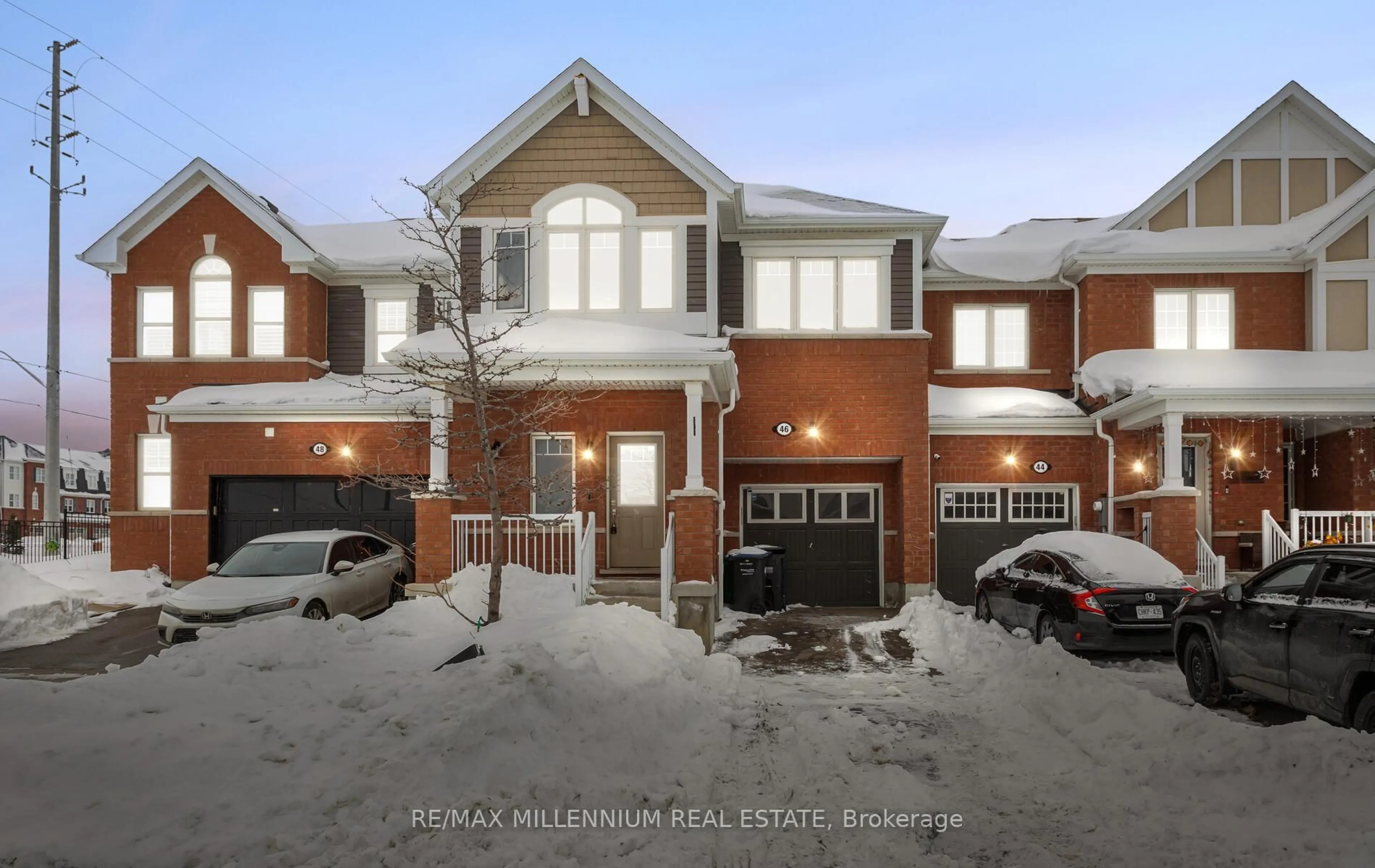 Home with brick exterior material, street for 46 Volner Rd, Brampton Ontario L7A 4P3