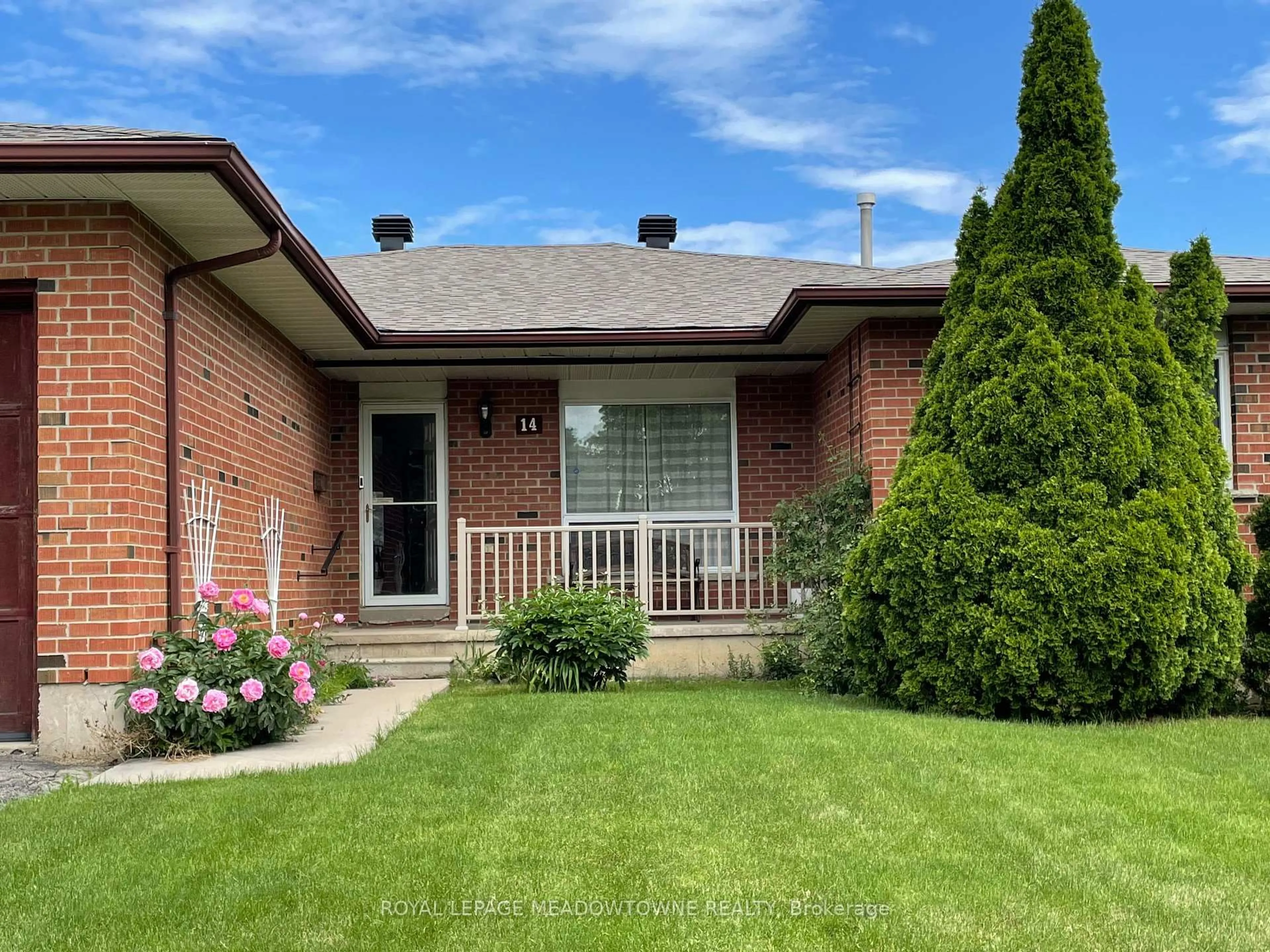 Home with brick exterior material, street for 14 Brookland Dr, Brampton Ontario L6T 2M5