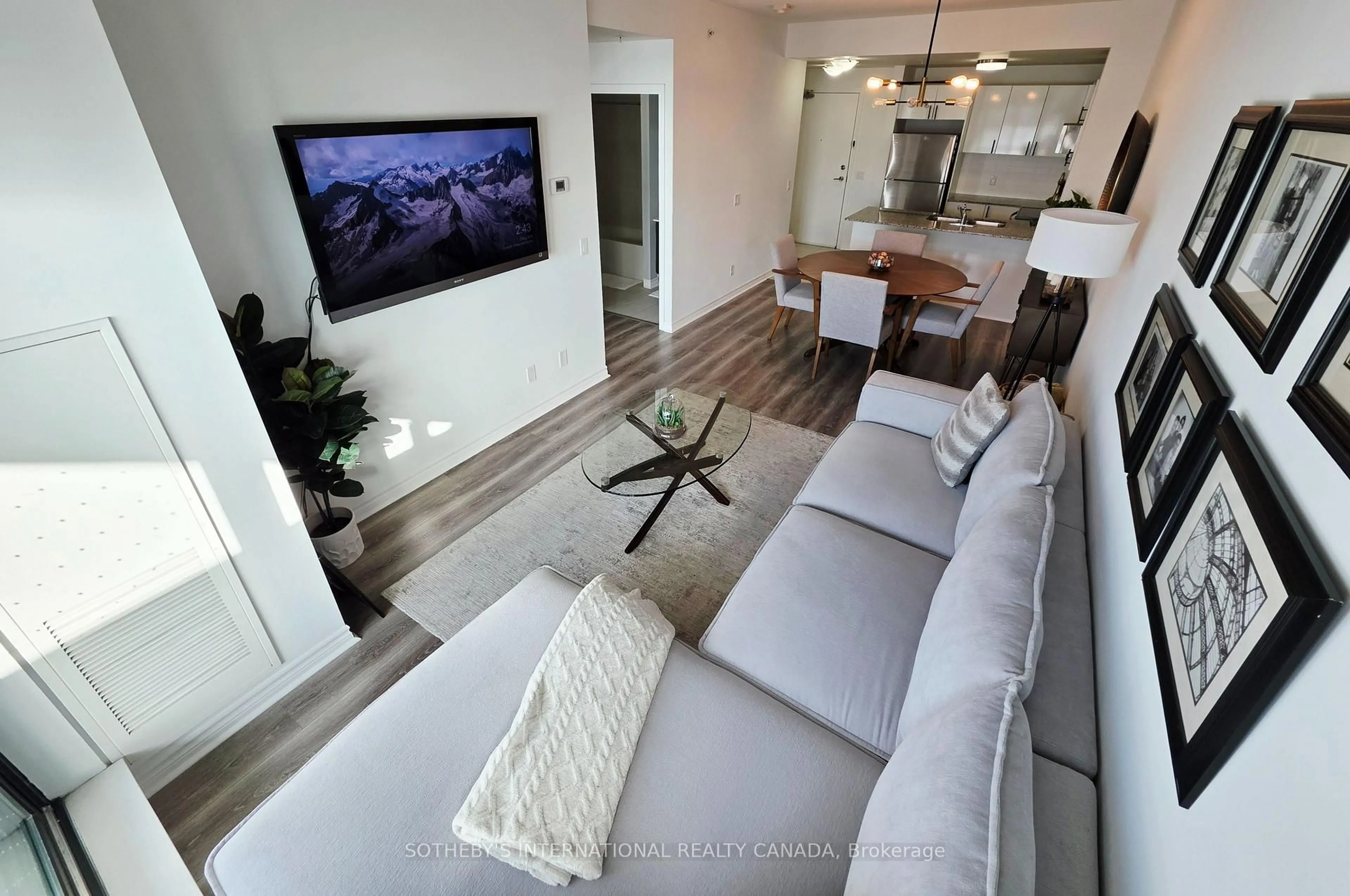 Living room with furniture, unknown for 2522 Keele St #206, Toronto Ontario M6L 2N8