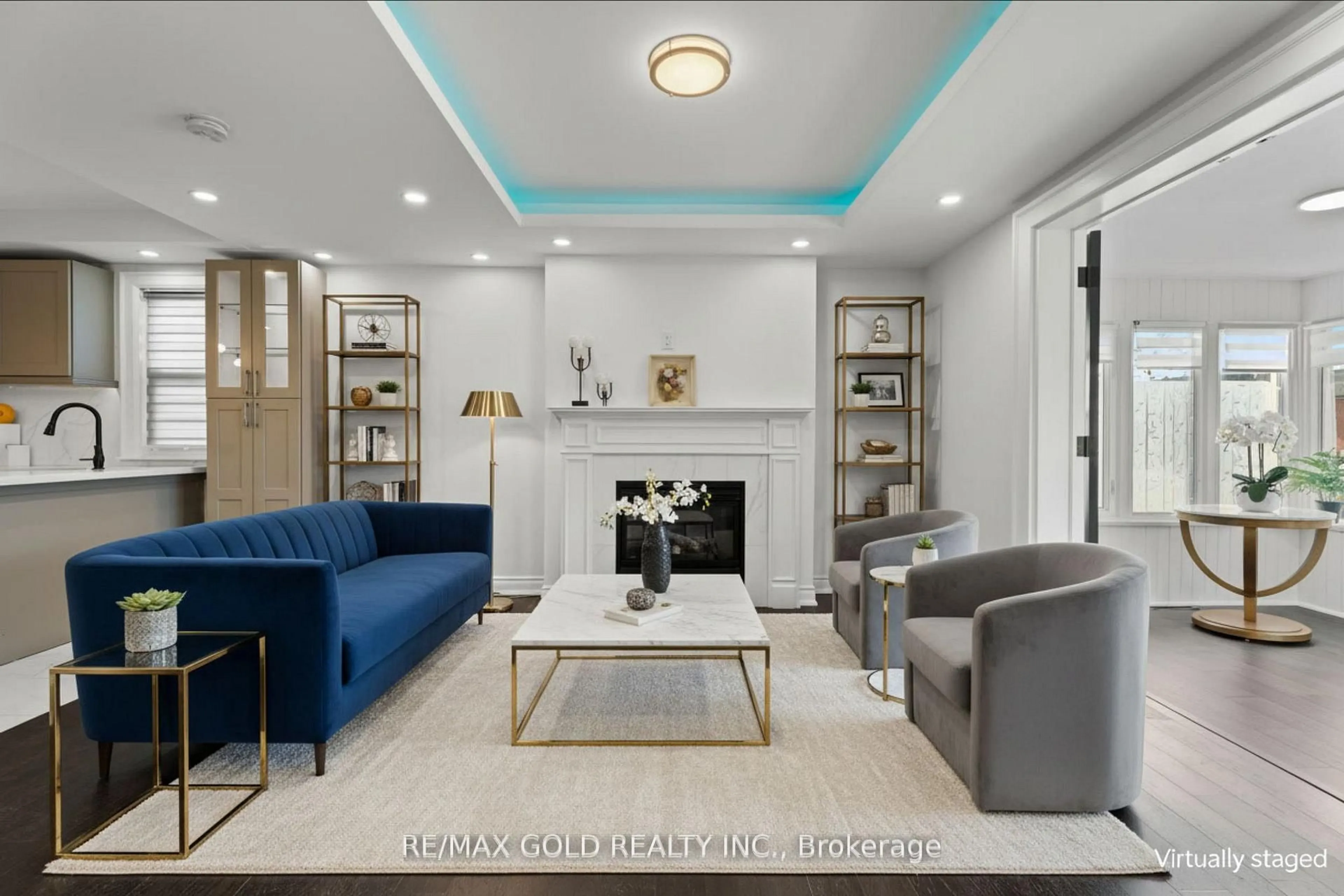 Living room with furniture, unknown for 59 David St, Brampton Ontario L6X 1J6