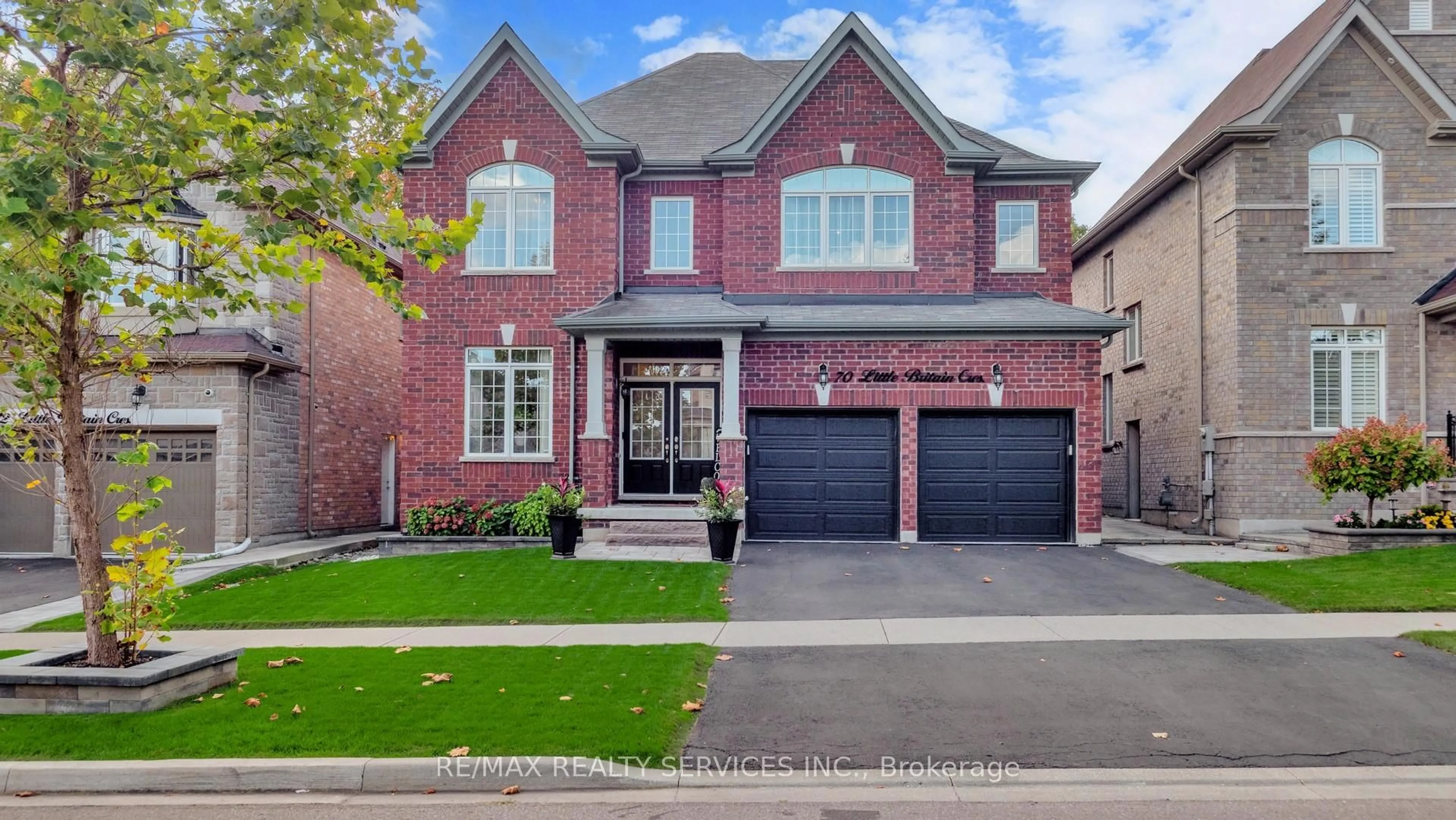 Home with brick exterior material, street for 70 Little Britain Cres, Brampton Ontario L6Y 6A8