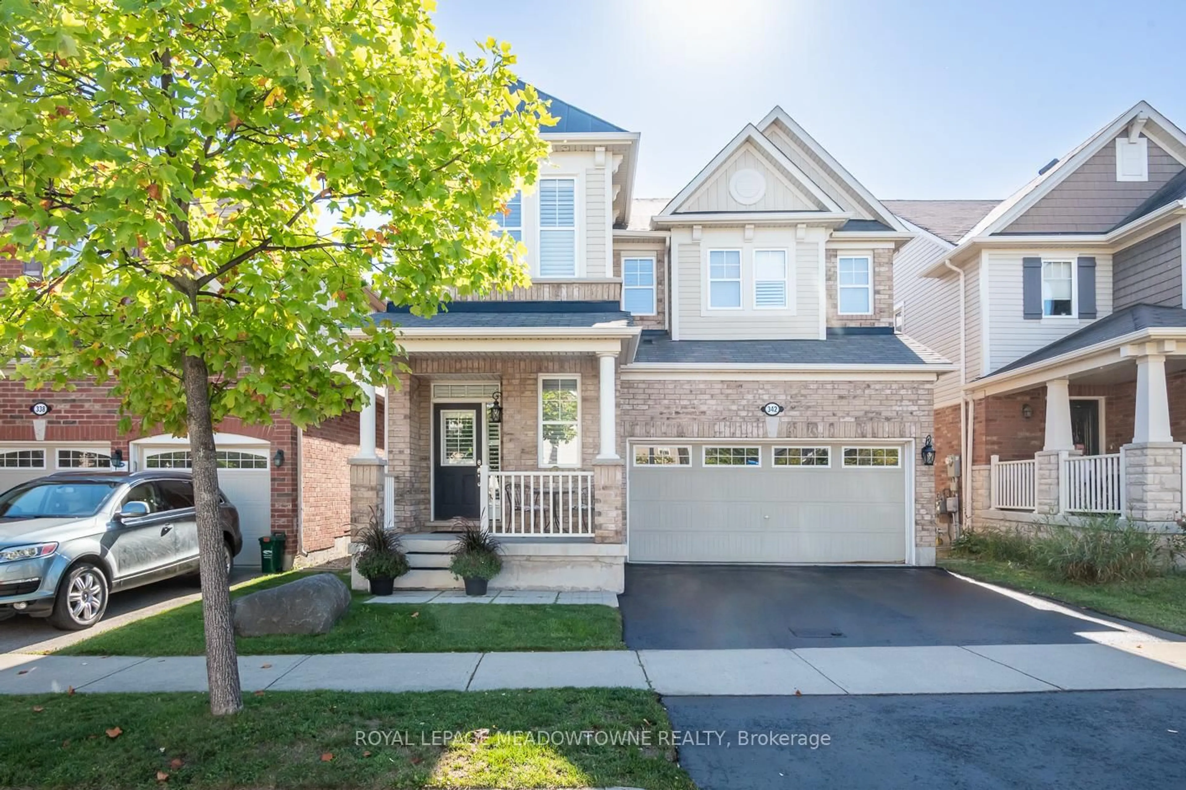 Home with brick exterior material, street for 342 Kincardine Terr, Milton Ontario L9T 8M9