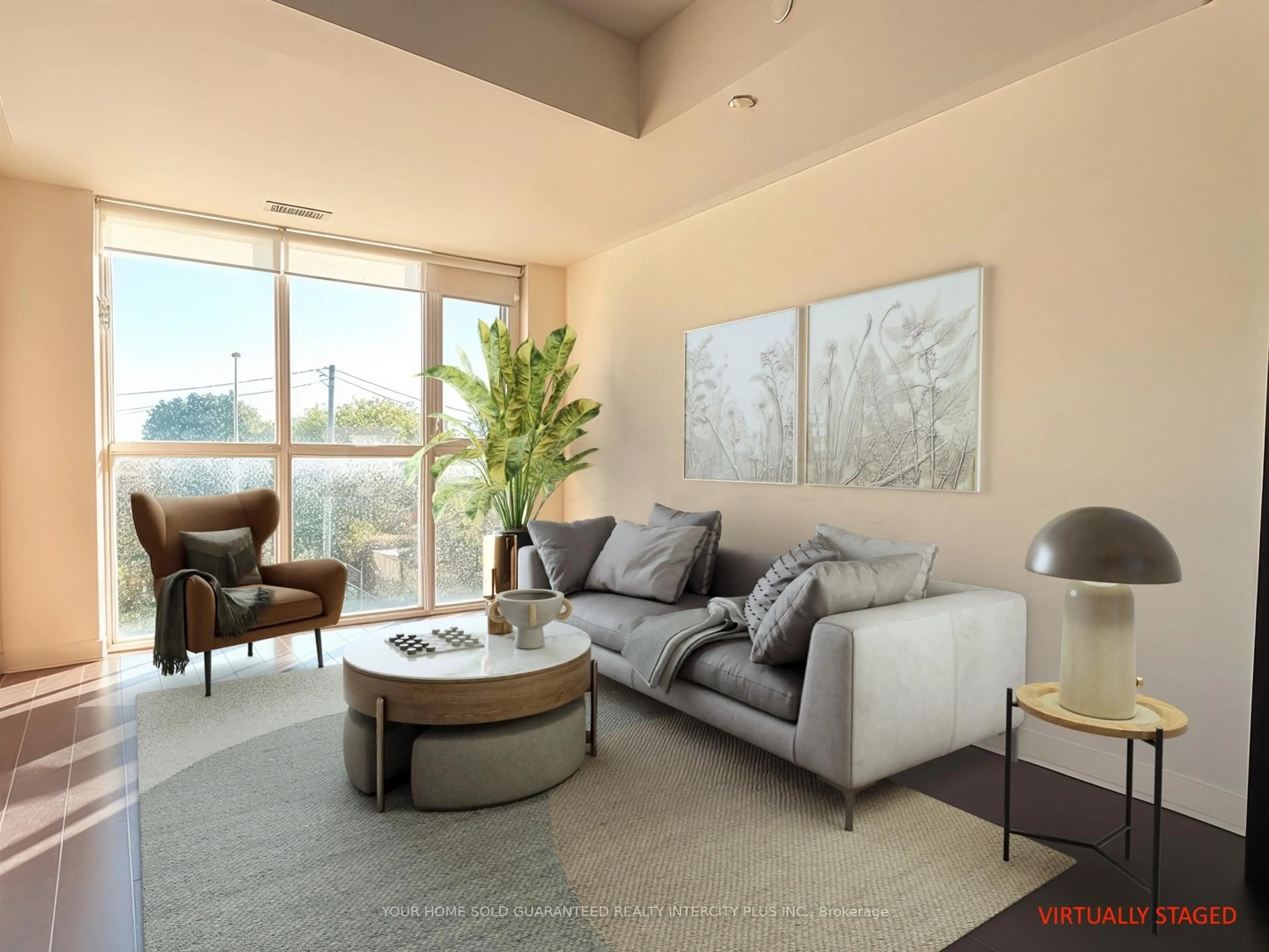 Living room with furniture, unknown for 16 McAdam Ave #302, Toronto Ontario M6A 0B9