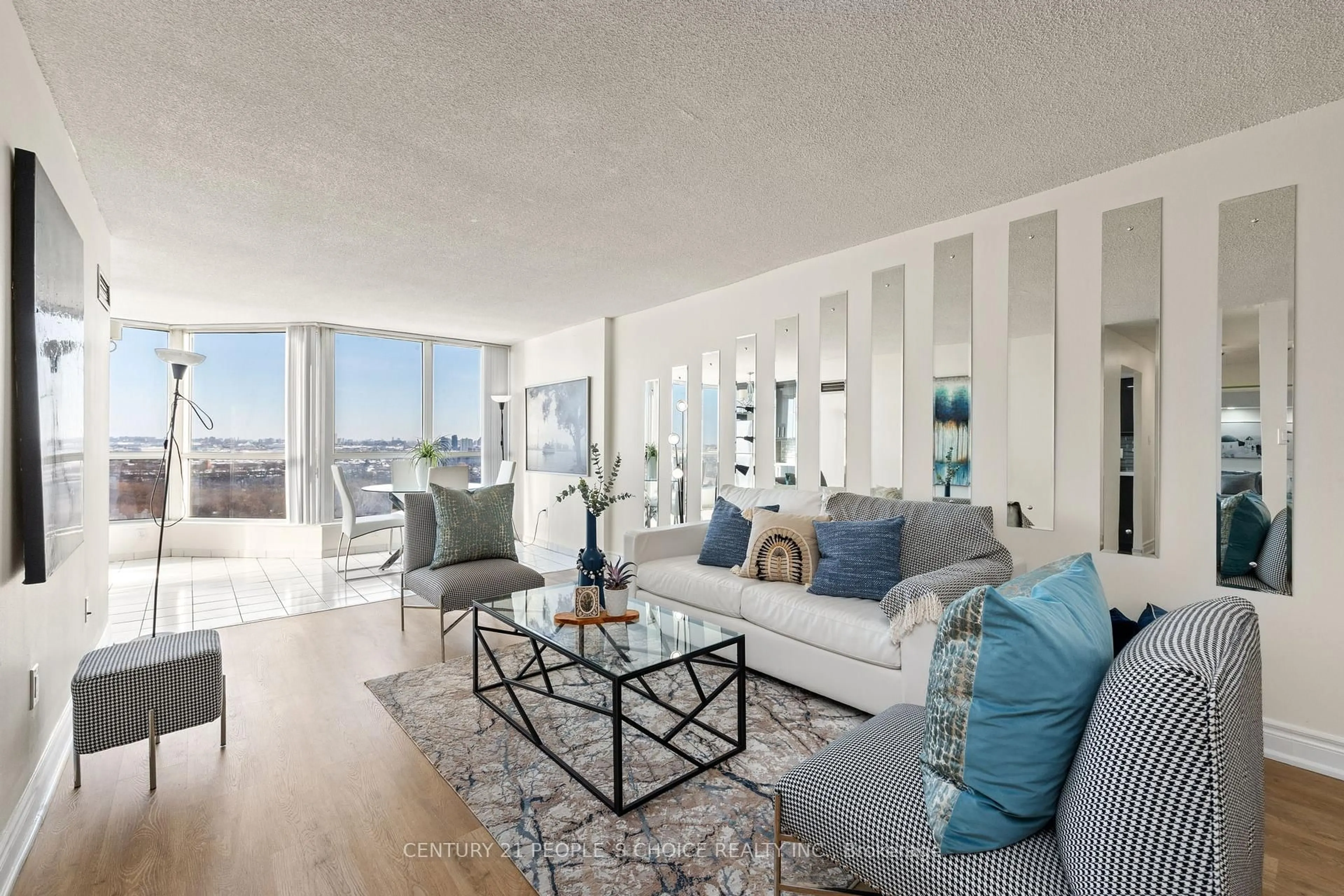 Living room with furniture, unknown for 3 Rowntree Rd #1605, Toronto Ontario M9V 5G8